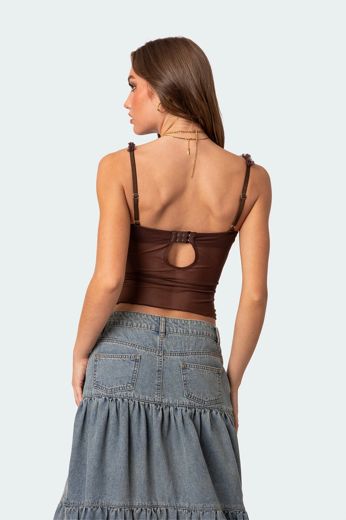 Mercy Sheer Mesh Bra Top - Image 4