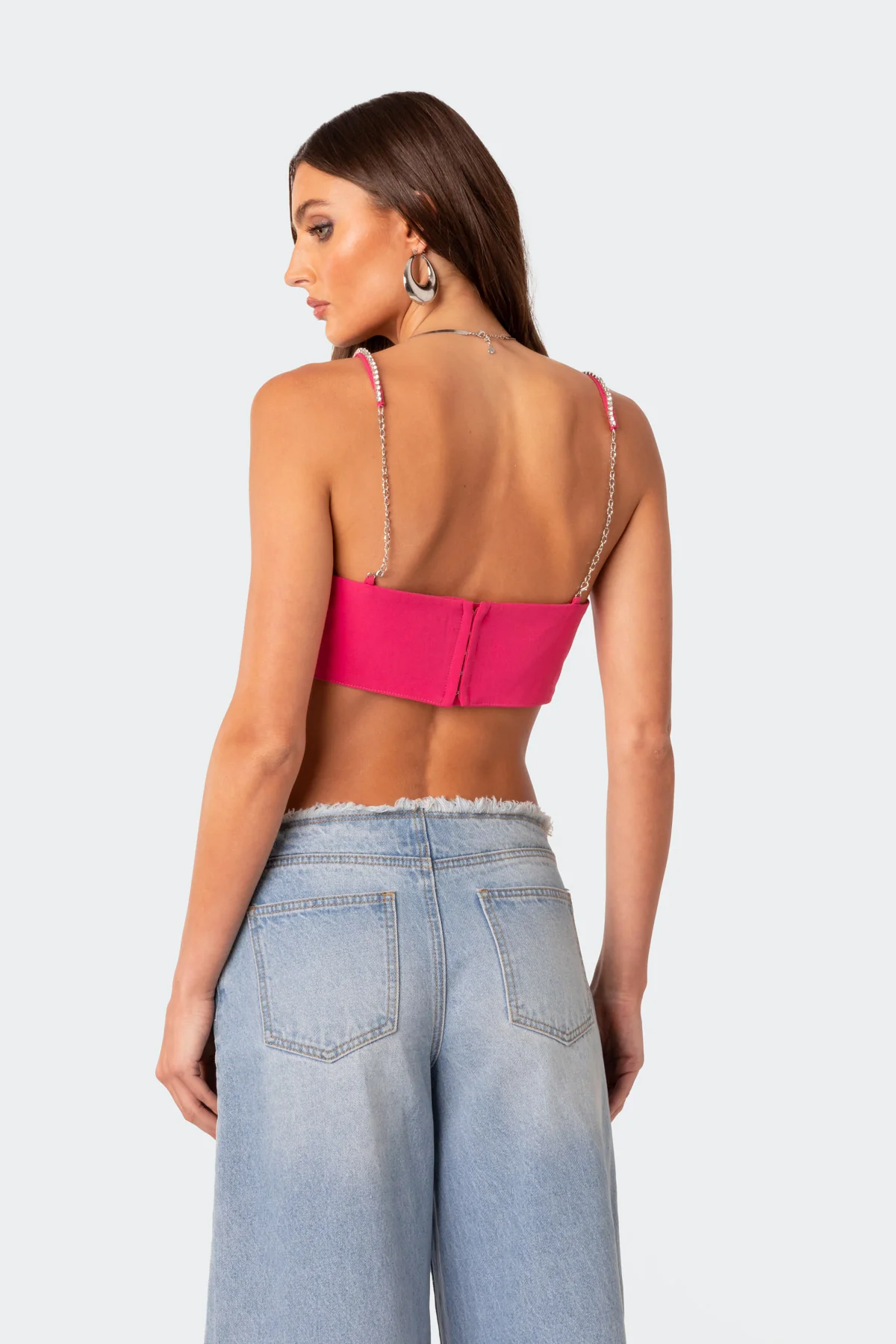 In Your Heart Rhinestone Crop Top - Image 5