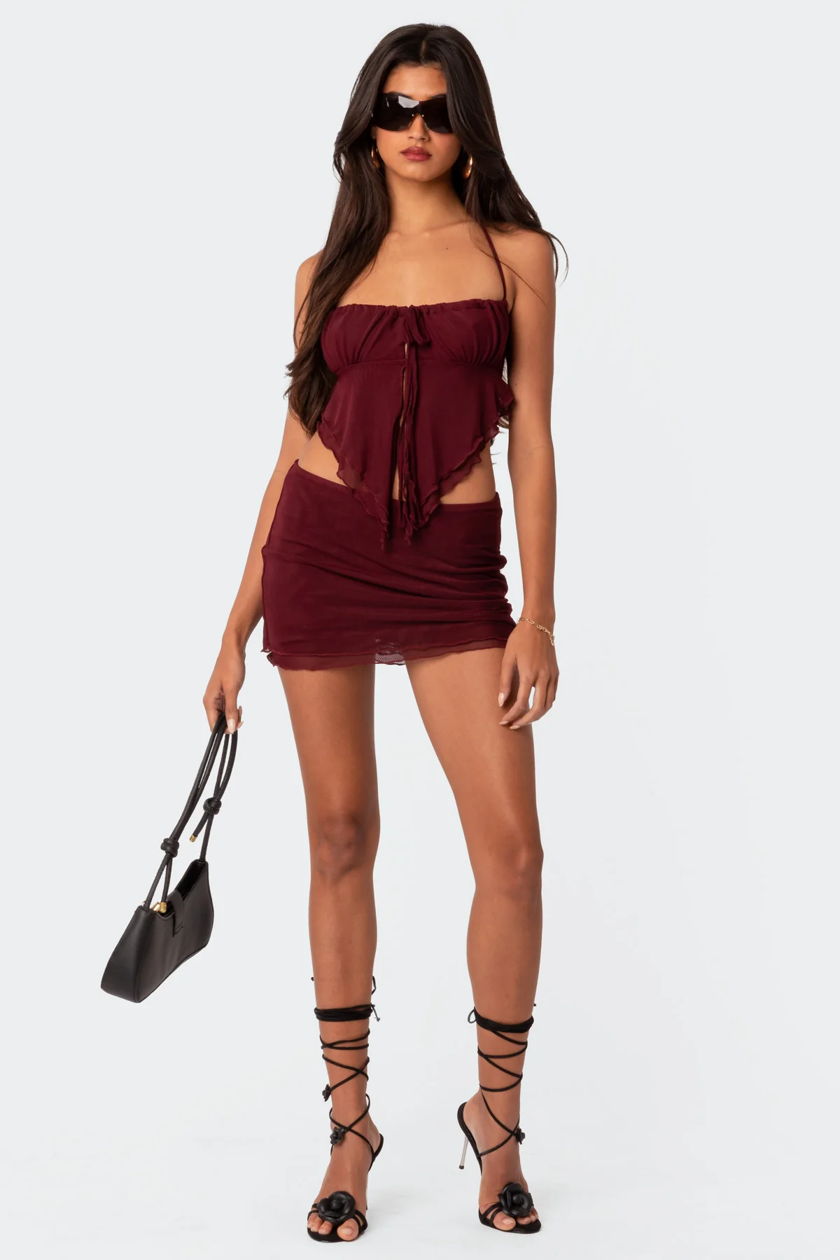 Ariyah Mesh Mini Skirt - Image 2