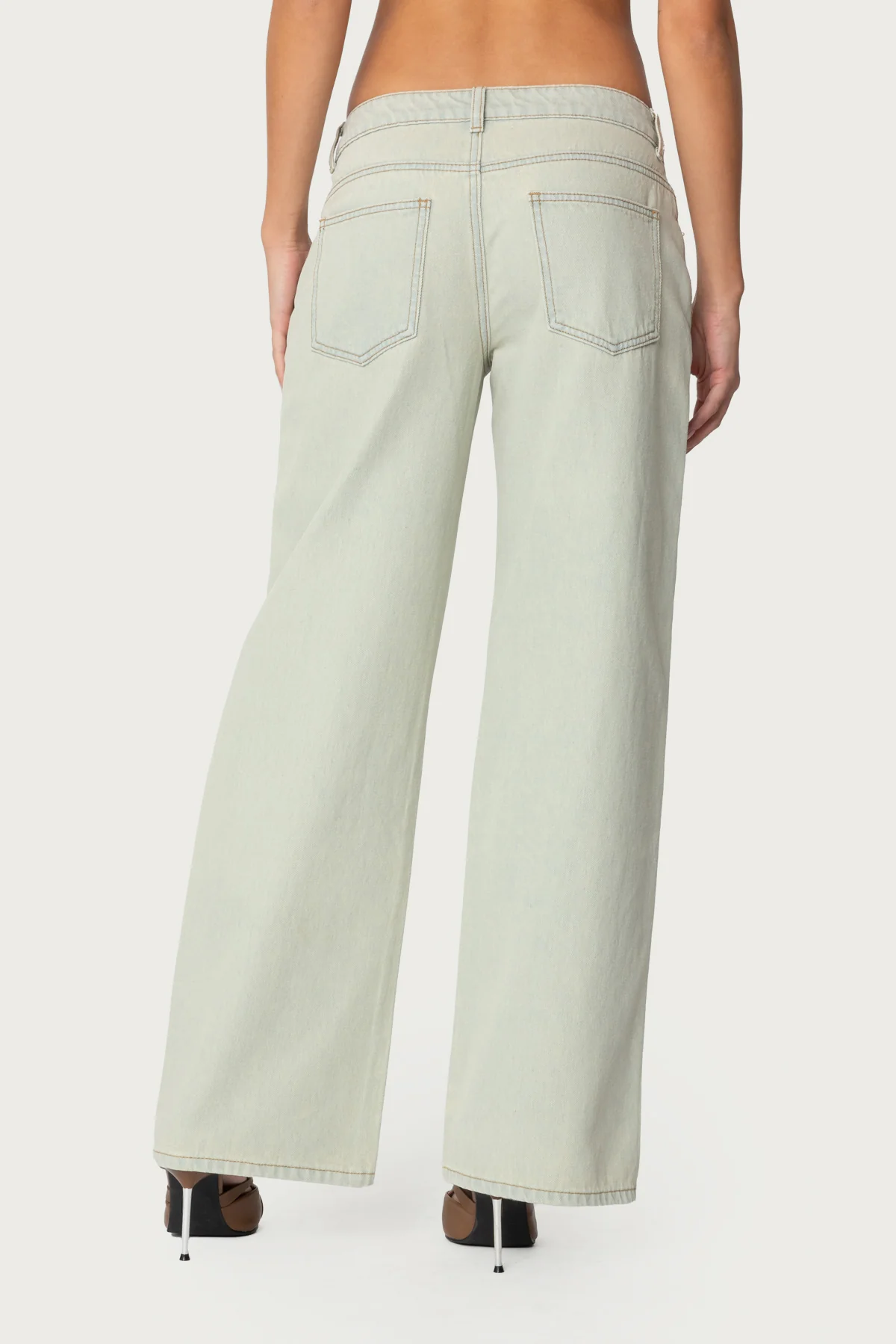 Raelynn Washed Low Rise Baggy Jeans - Image 5