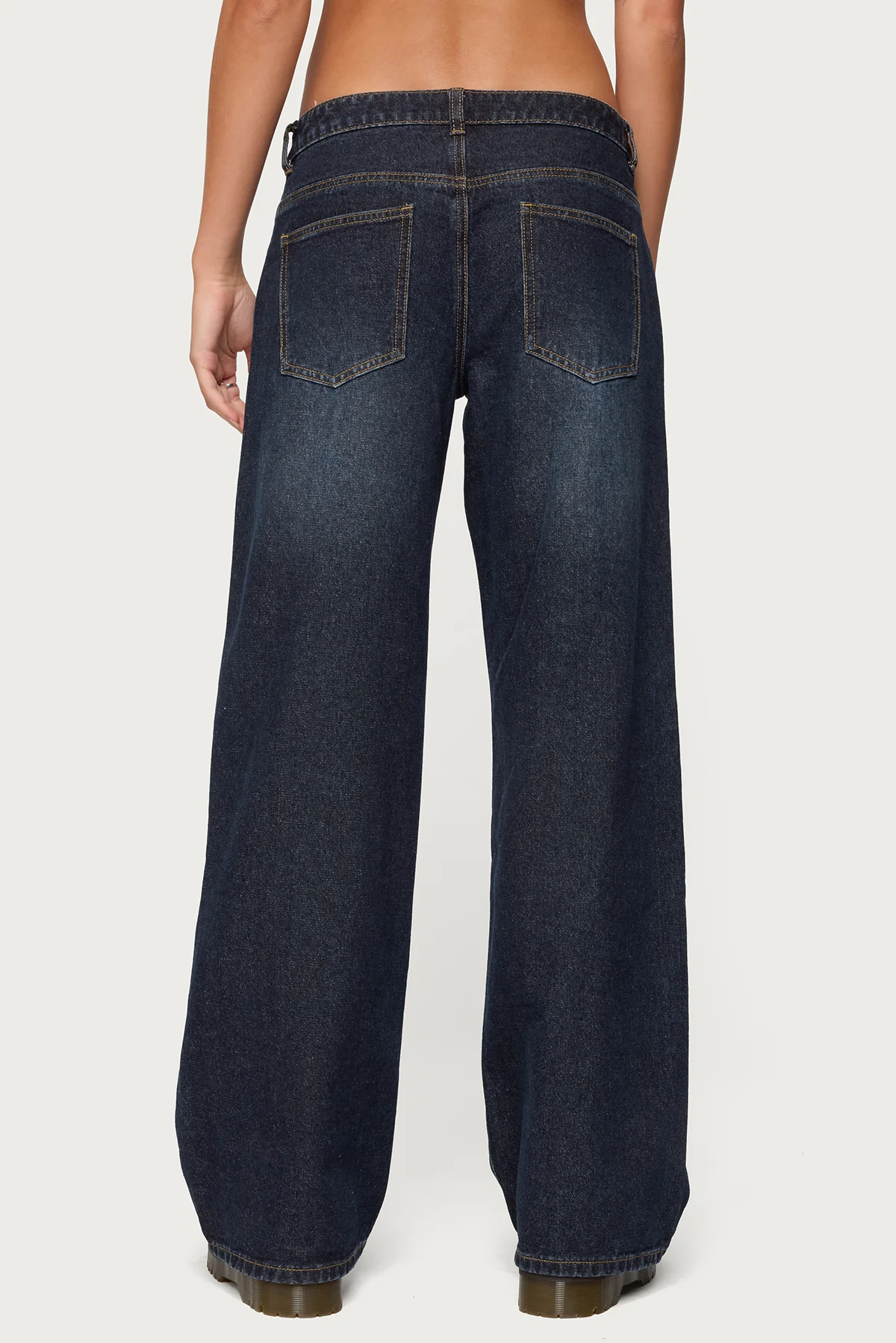 Raelynn Washed Low Rise Baggy Jeans - Image 5