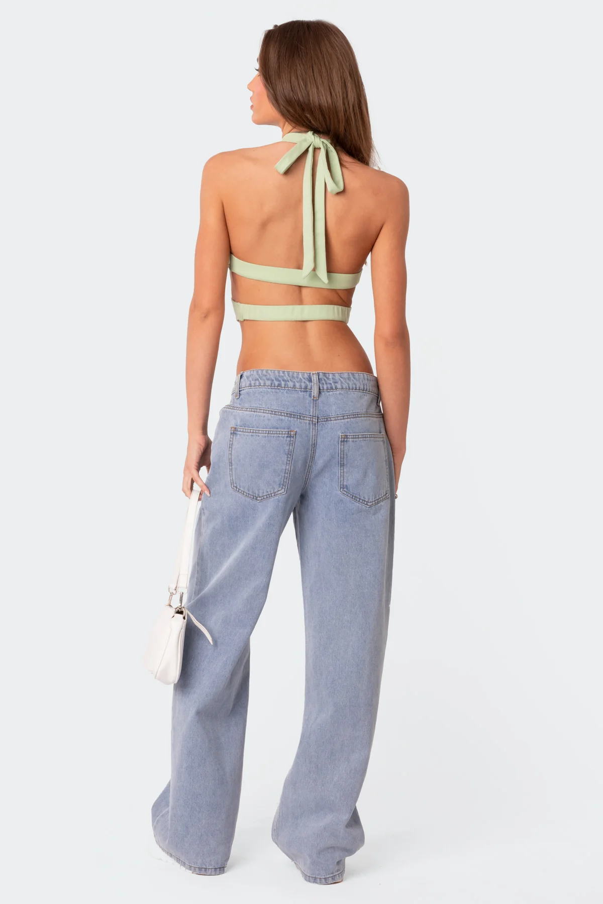 Cady Tie Front Cut Out Top - Image 2