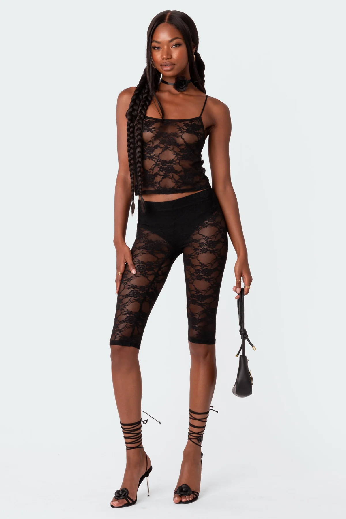 Gianna Sheer Lace Leggings - Image 2