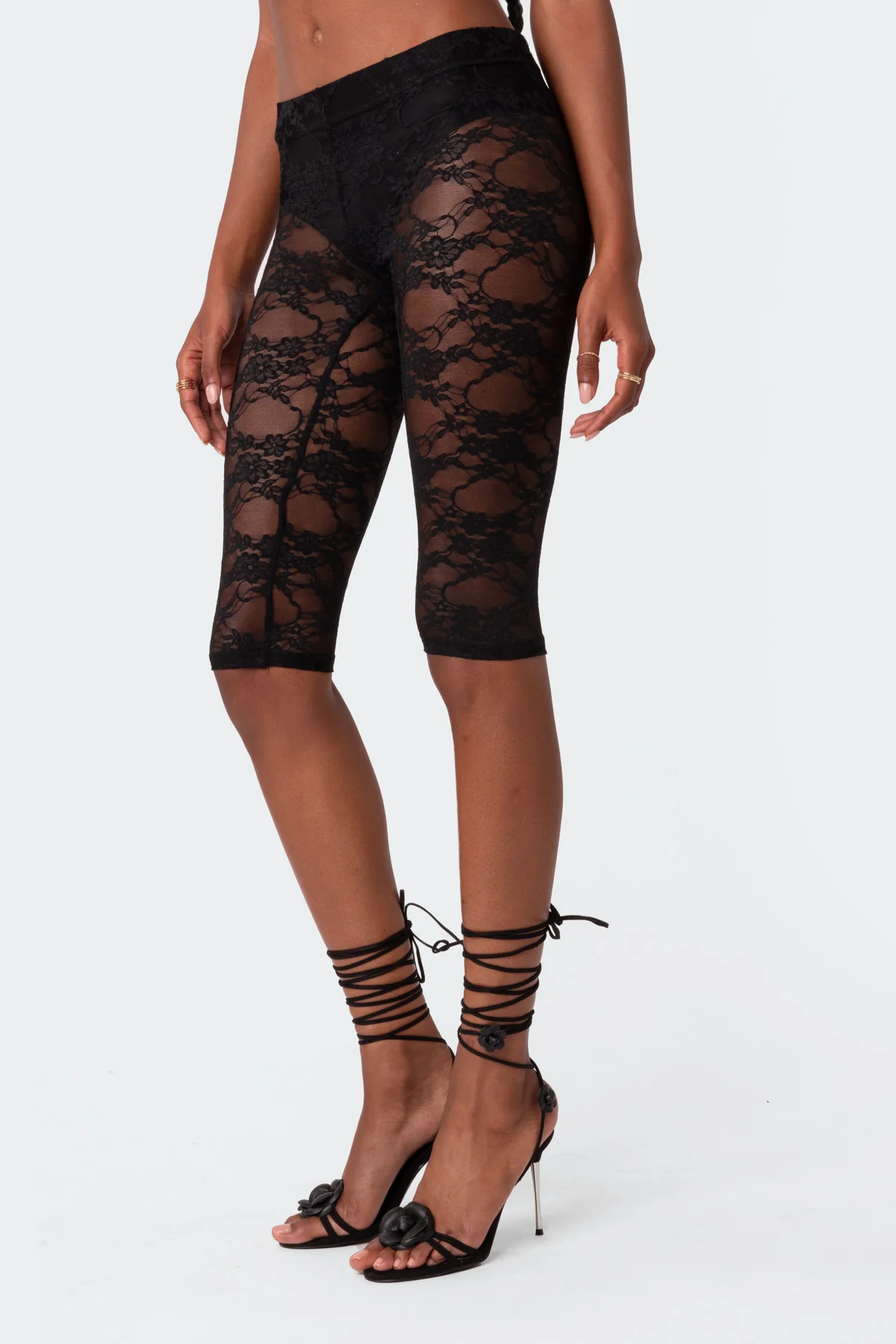 Gianna Sheer Lace Leggings - Image 4