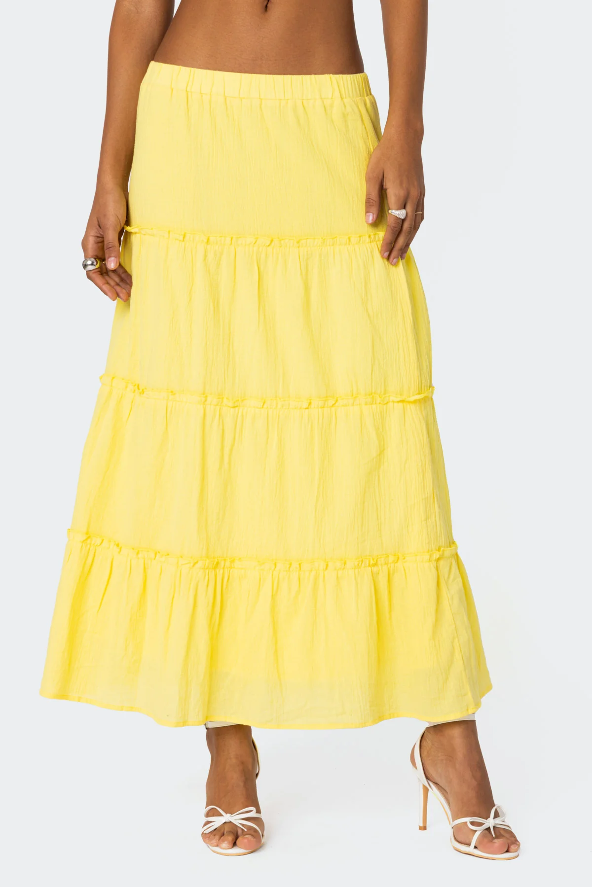 Charlotte Tiered Maxi Skirt - Image 2