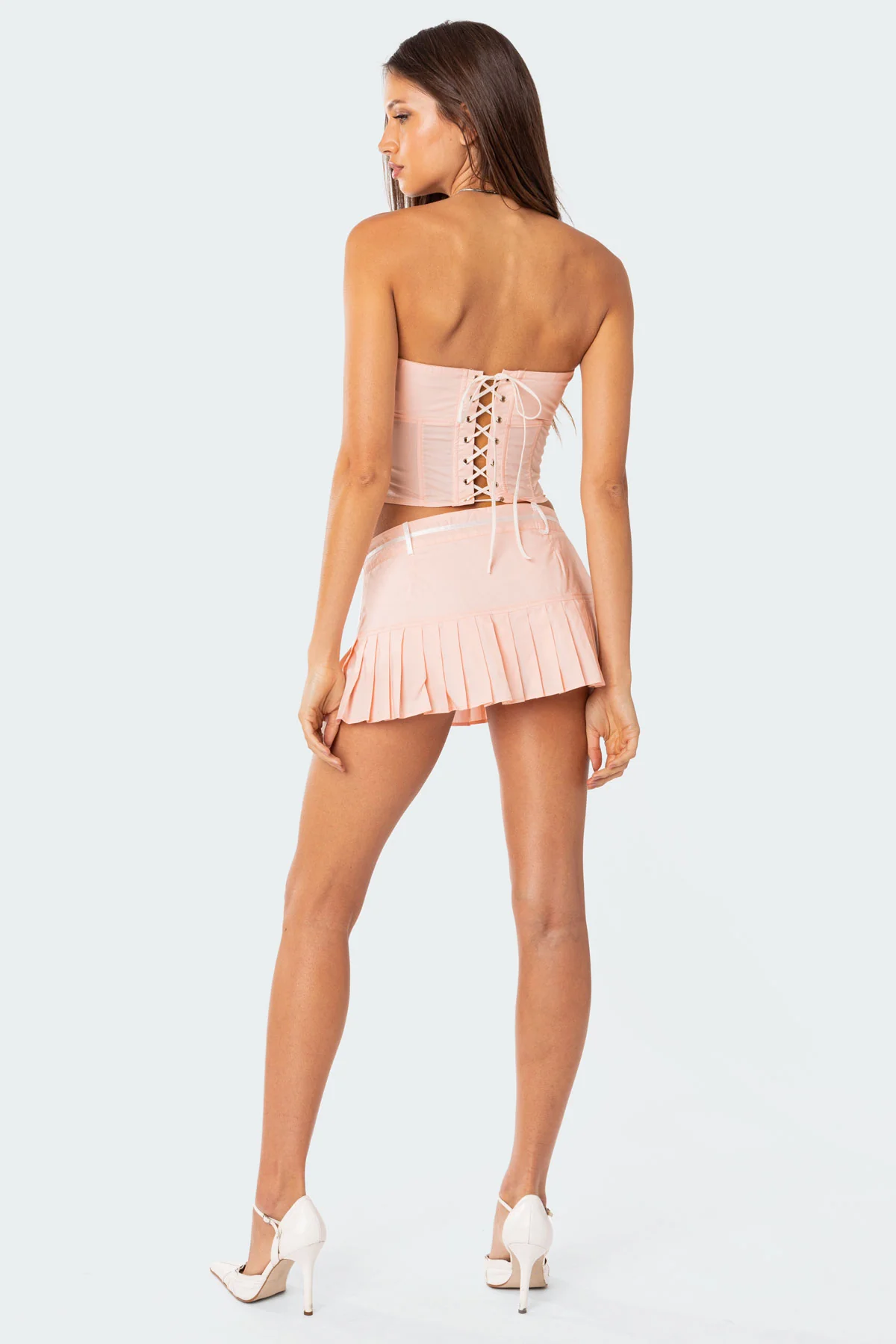 Karmen Pleated Mini Skort - Image 4