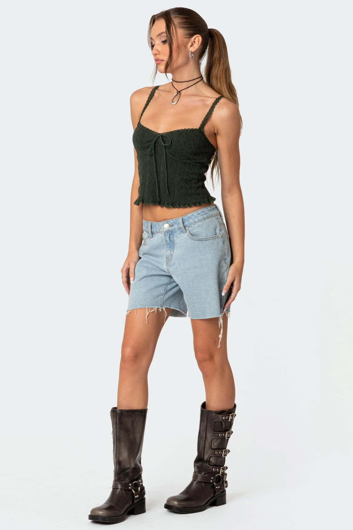 Lacey Knit Tank Top - Image 4