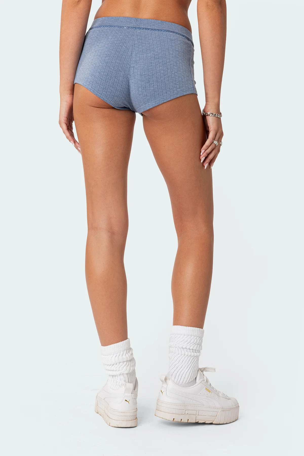 Maelle Pointelle Micro Shorts - Image 4