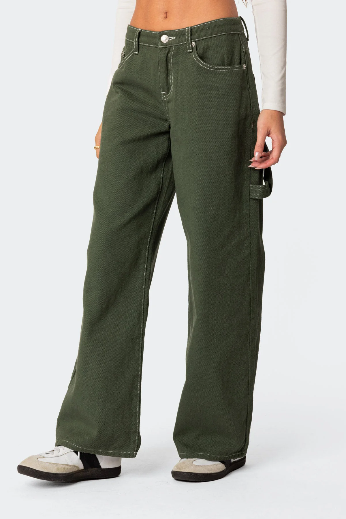 Brenda Low Rise Baggy Carpenter Jeans - Image 2