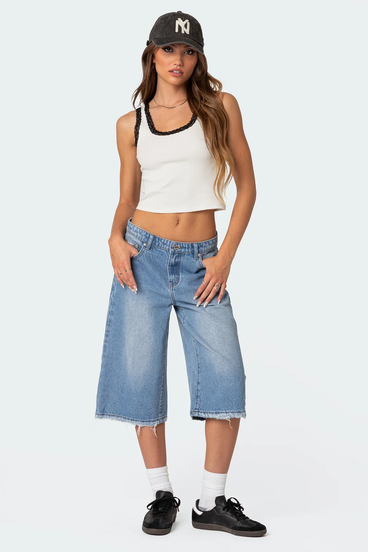 Alix Lacey Ribbed Tank Top - Image 6