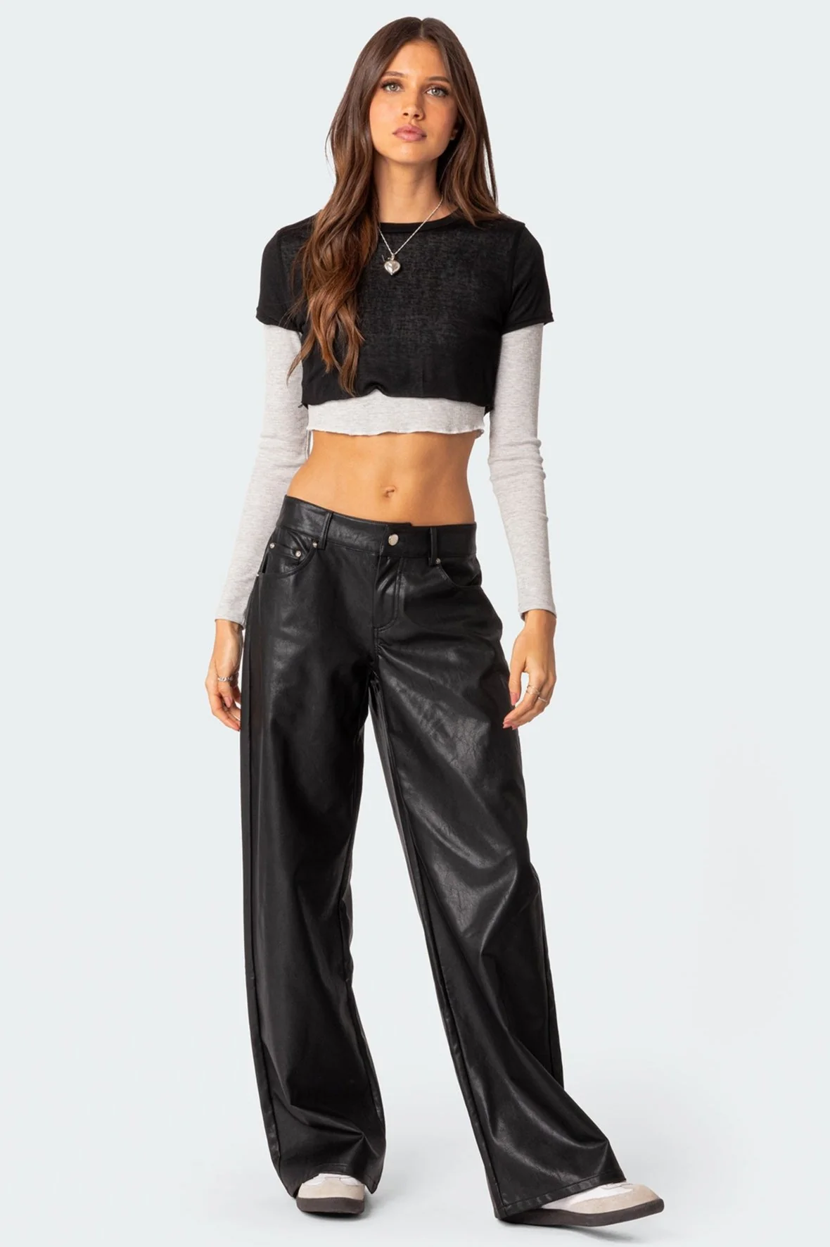 Layered Long Sleeve T Shirt - Image 2