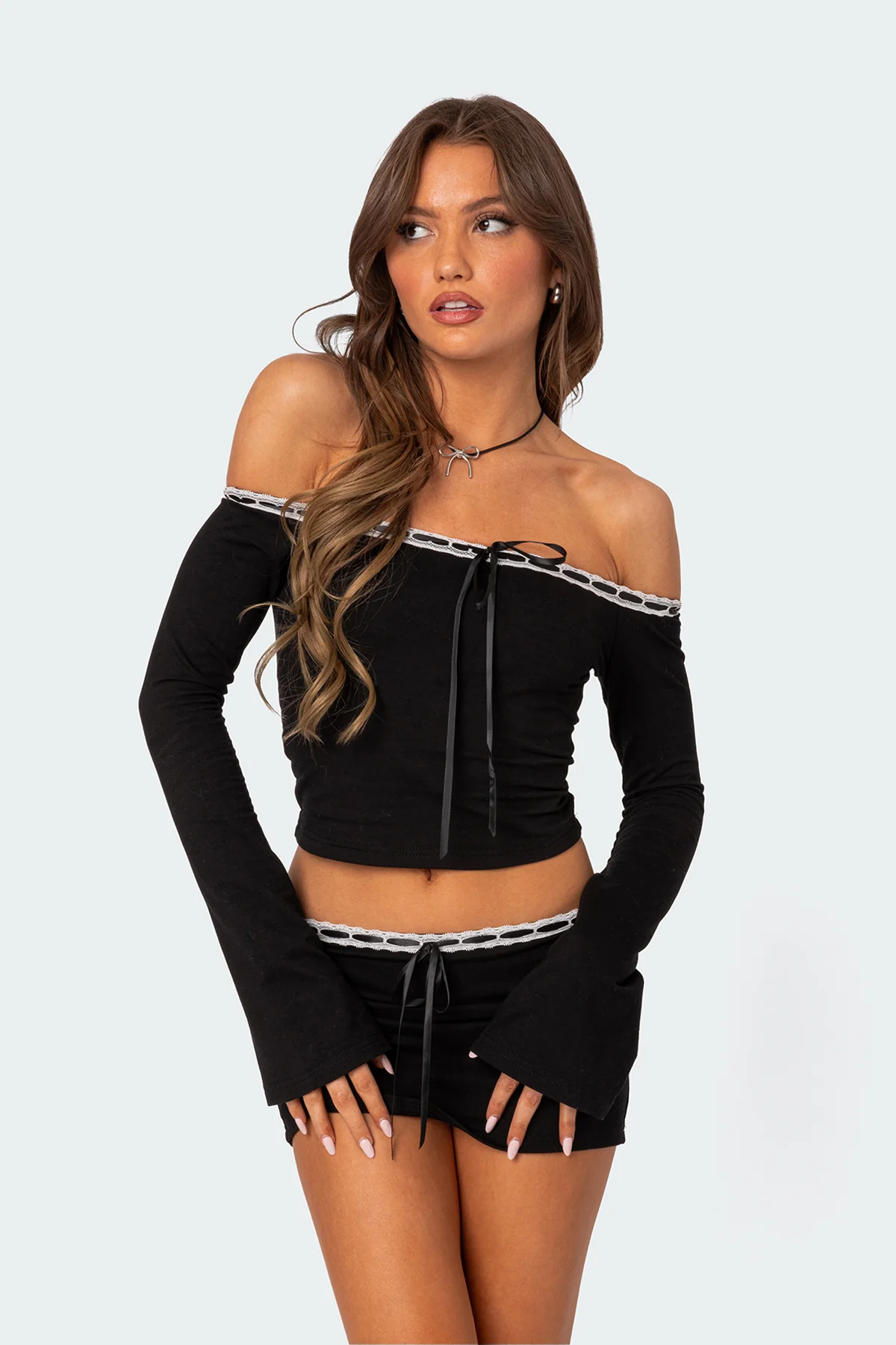 Seline Ribbon Trim Top - Image 3