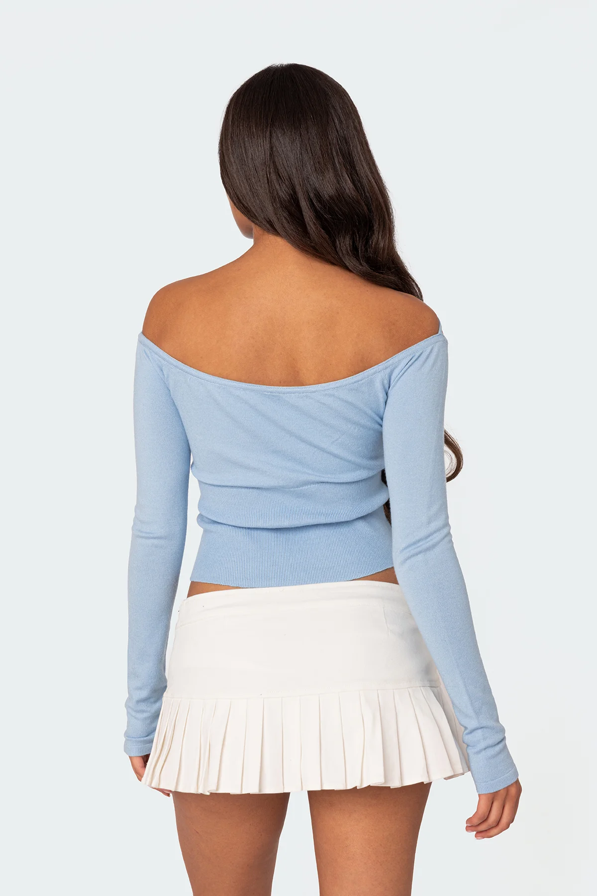 Jane Tie Front Knit Top - Image 4