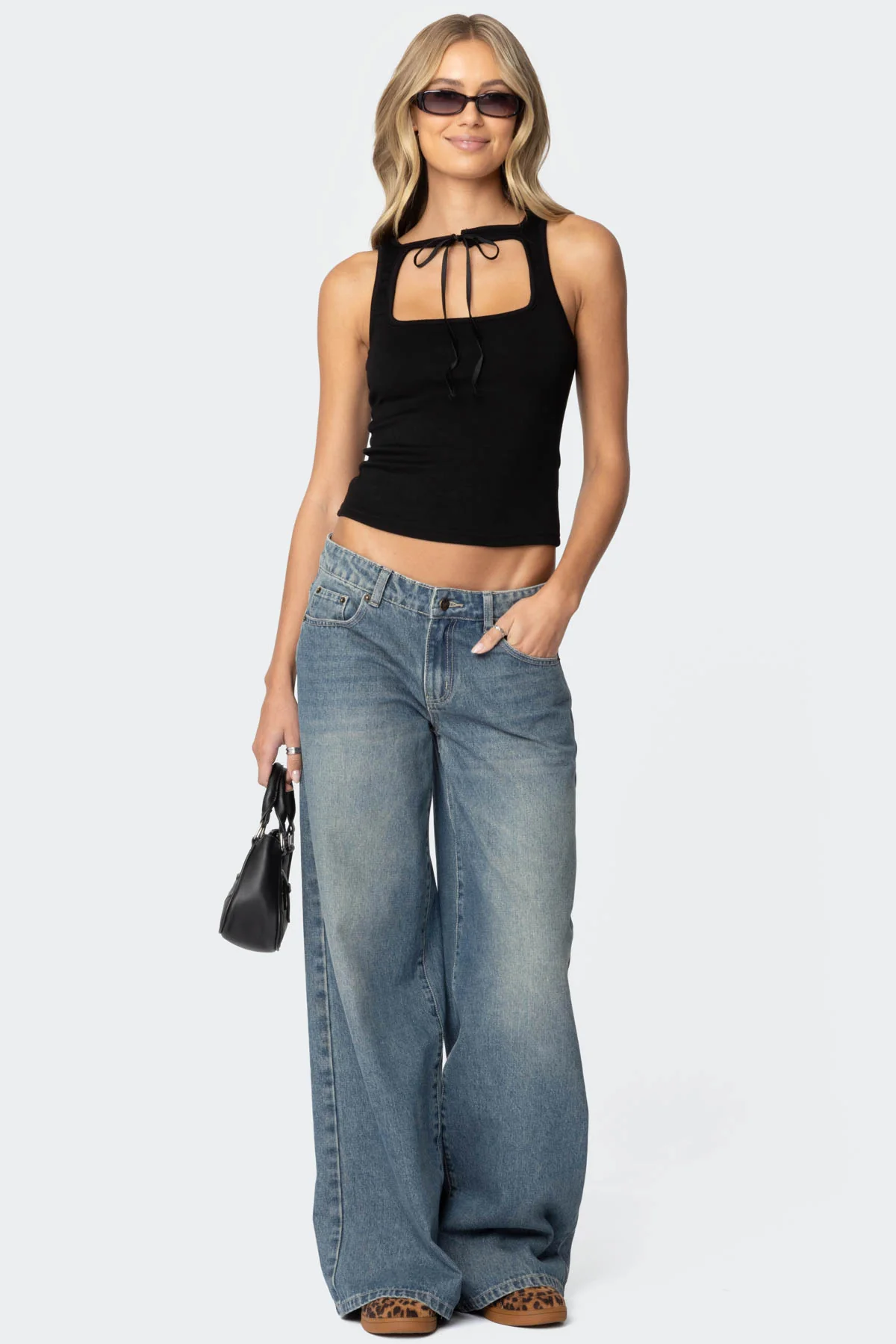 Isabetta Tie Front Top - Image 2