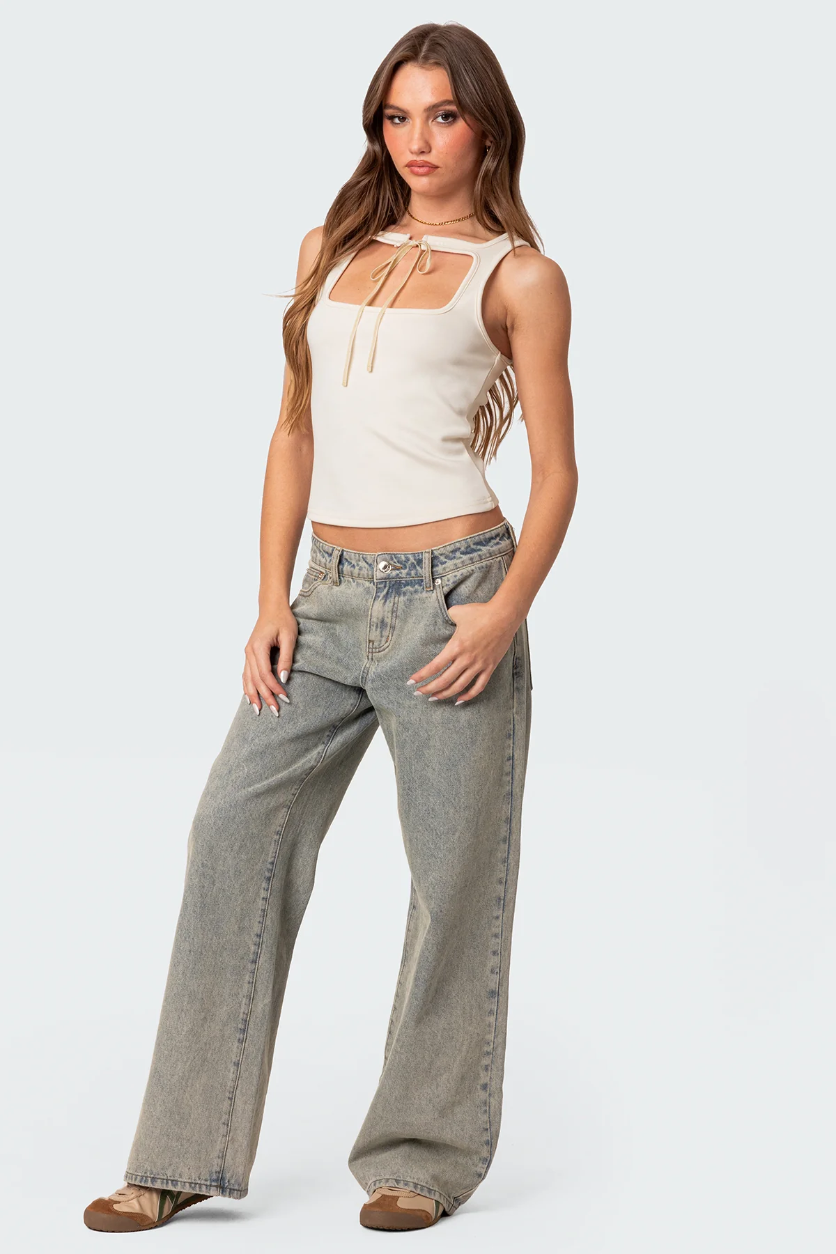 Isabetta Tie Front Top - Image 5