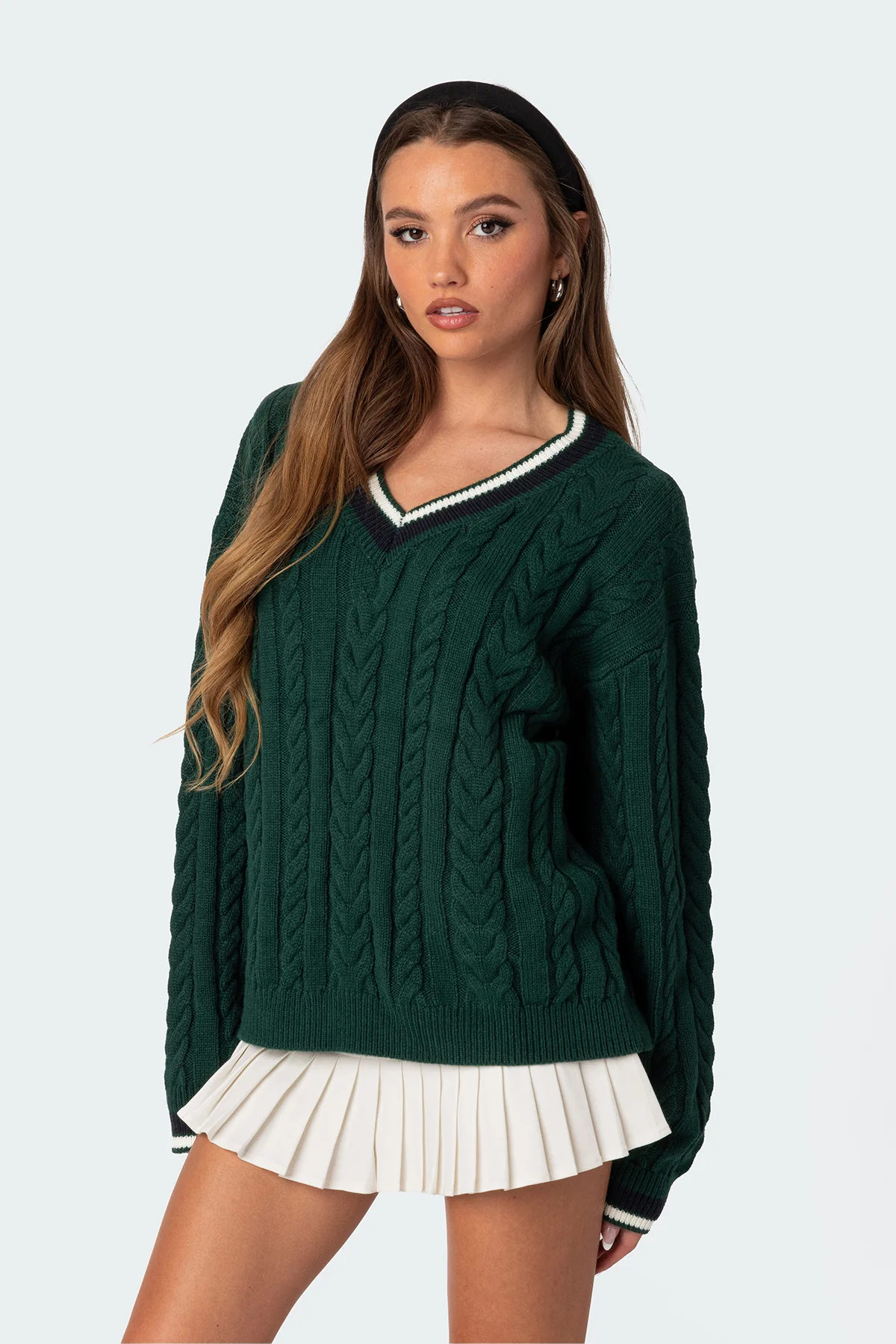 Amoret Cable Knit Sweater - Image 3