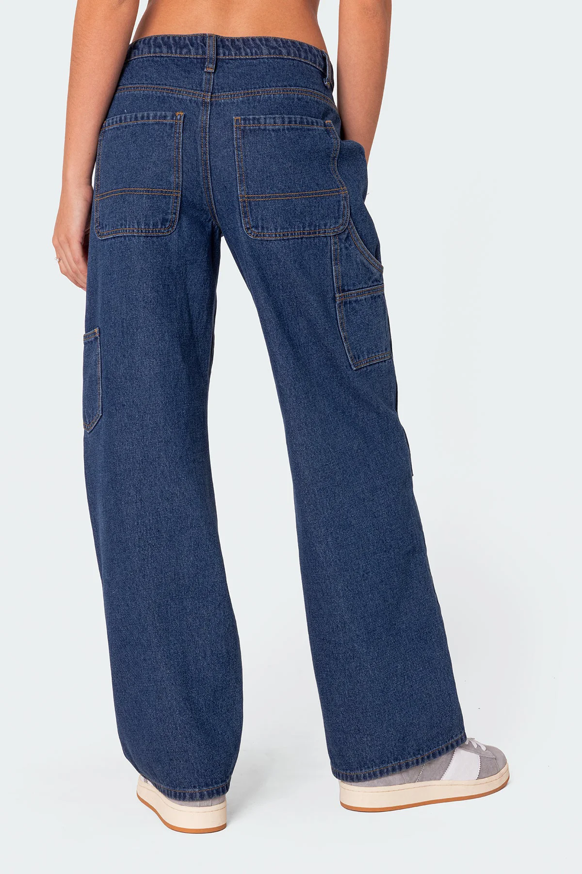 Ayla Low Rise Baggy Carpenter Jeans - Image 4