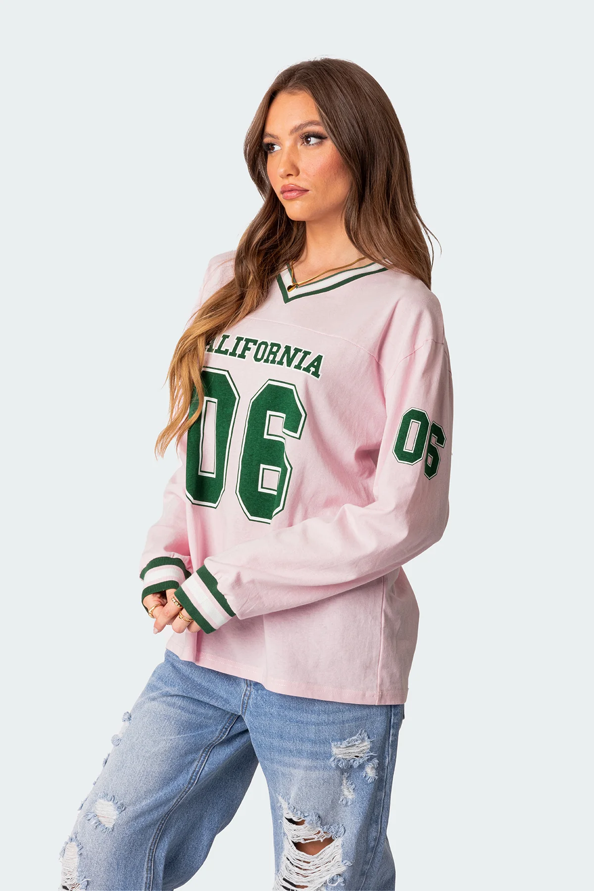 Cali Oversized Baseball T Shirt - Image 3