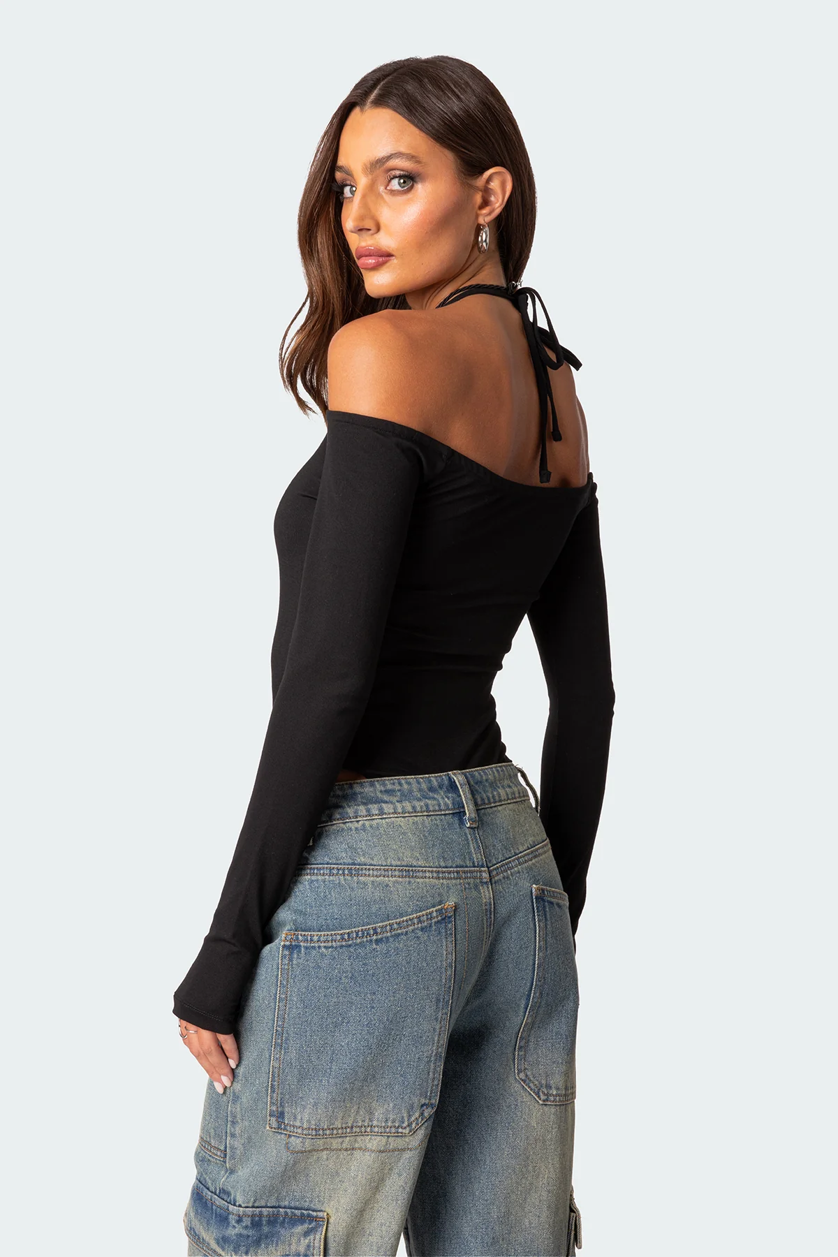 Model Off Duty Ribbed Bodysuit - Image 4