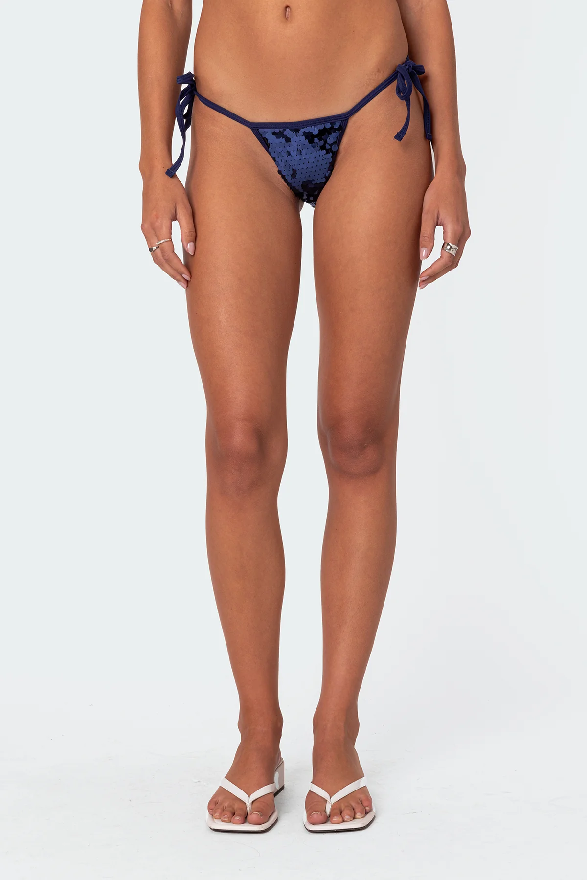 Lilly Sequin String Bikini Bottom - Image 2