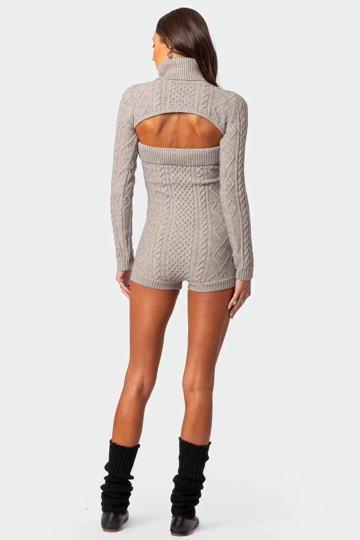 Finnley Two Piece Cable Knit Romper - Image 4
