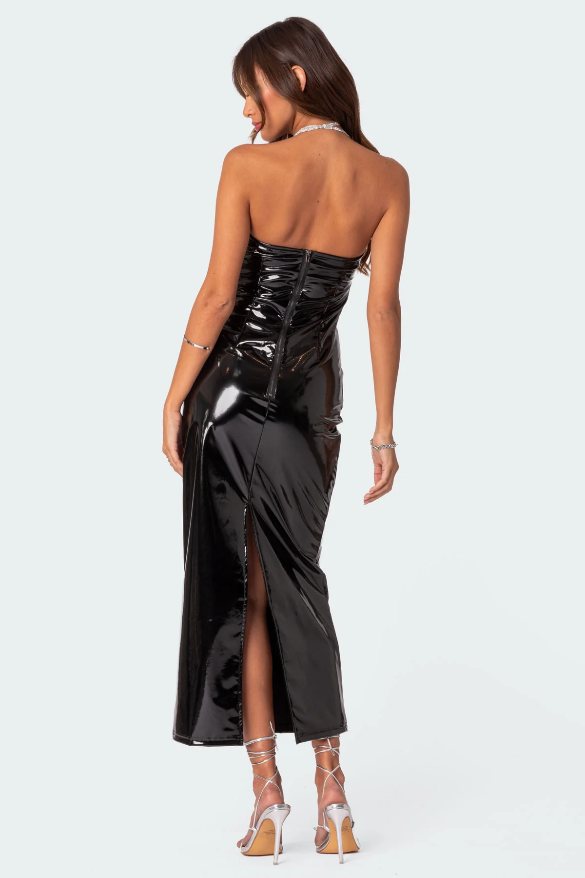 Vegas Vinyl Maxi Dress - Image 5