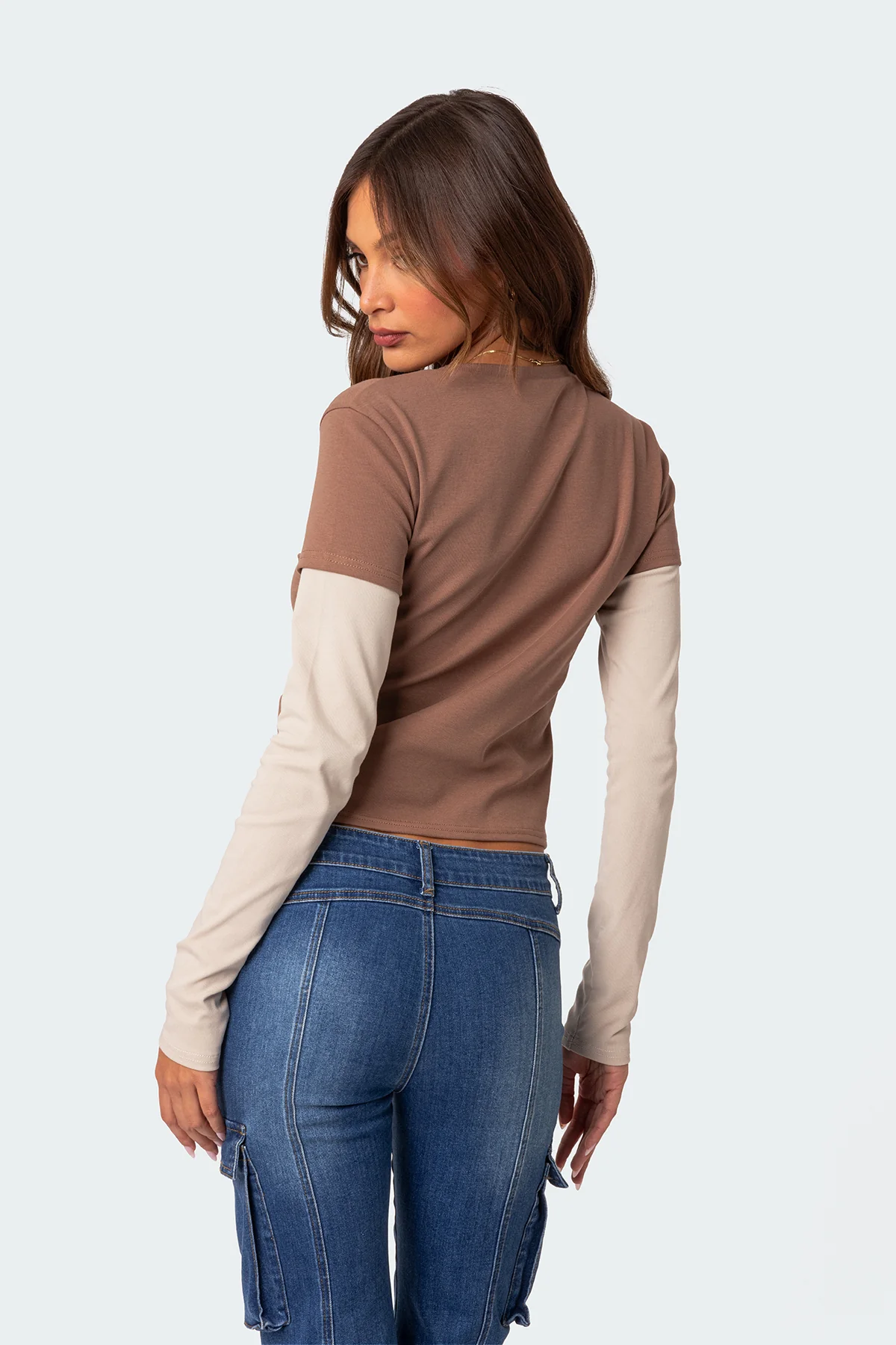 Mood Layered Long Sleeve T Shirt - Image 4