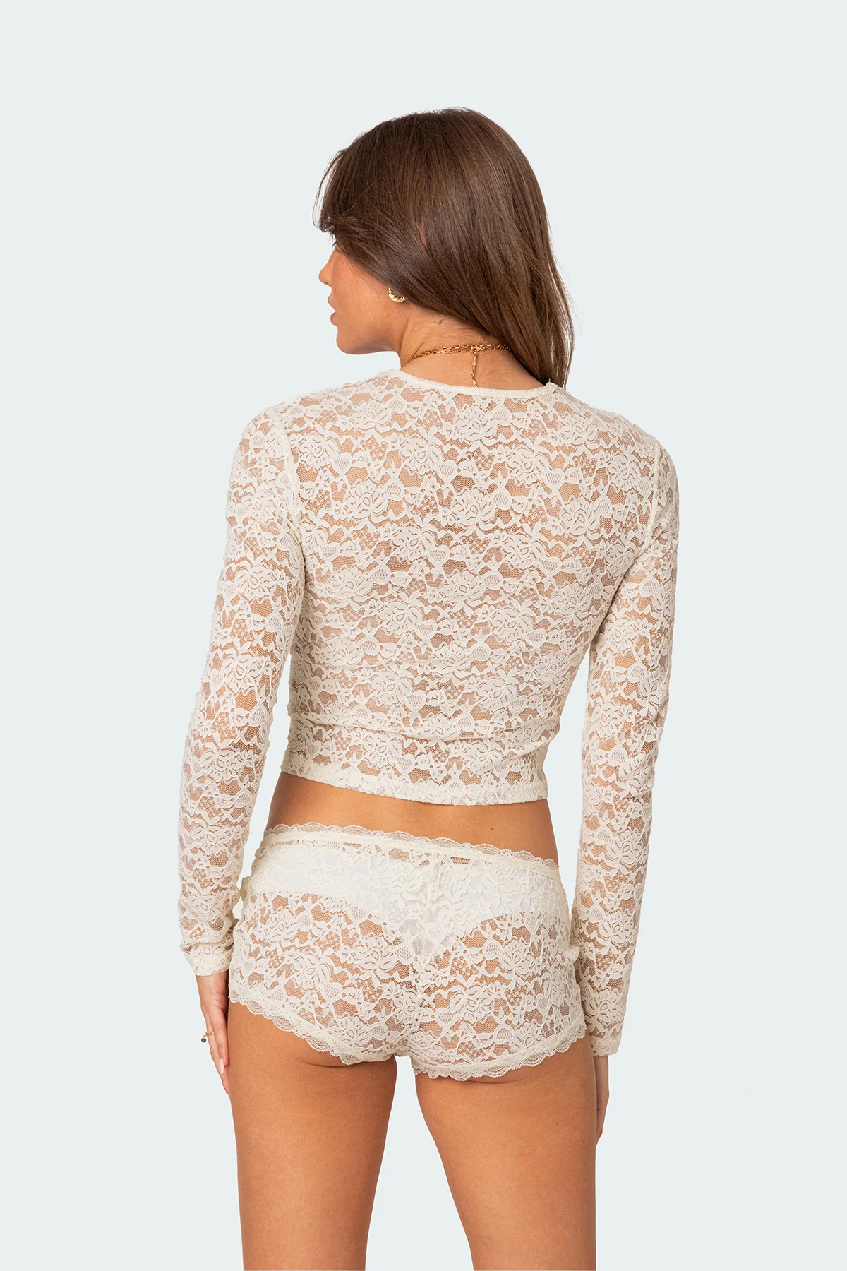 Estella Sheer Lace Top - Image 4