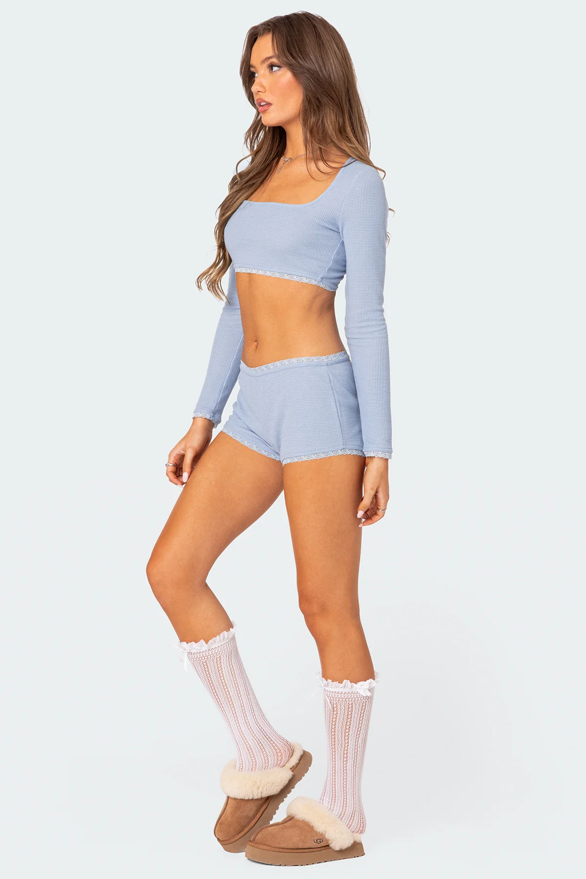 Grwm Waffle Crop Top - Image 5