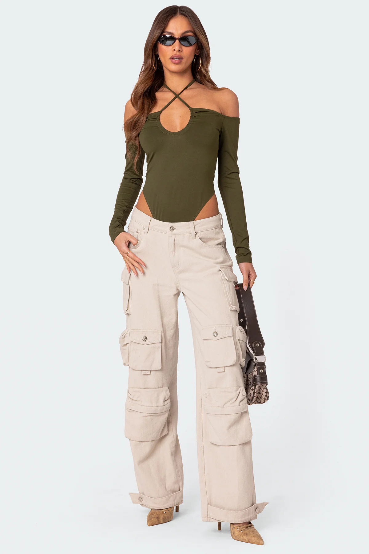 Taurus Plunge Neck Bodysuit - Image 2
