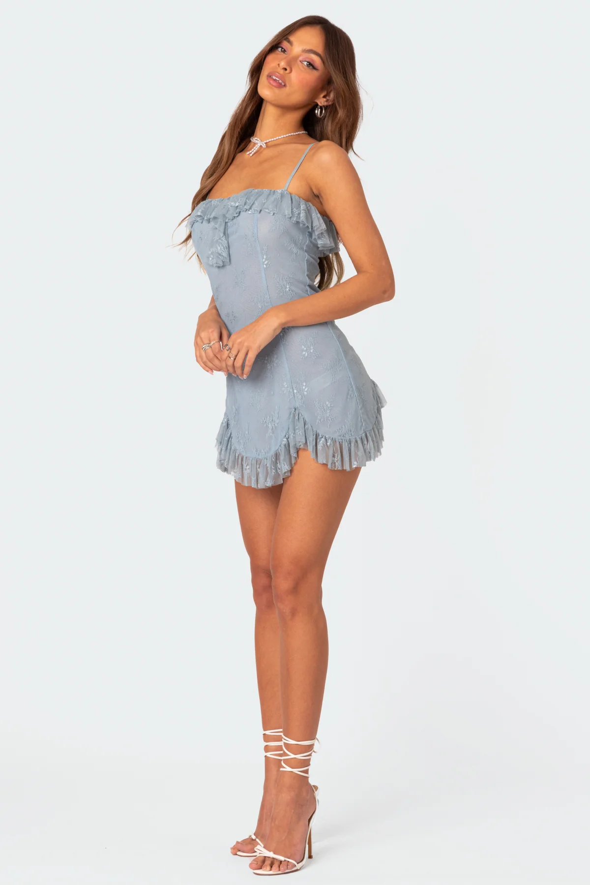 Fairy Girl Lace Mini Dress - Image 4
