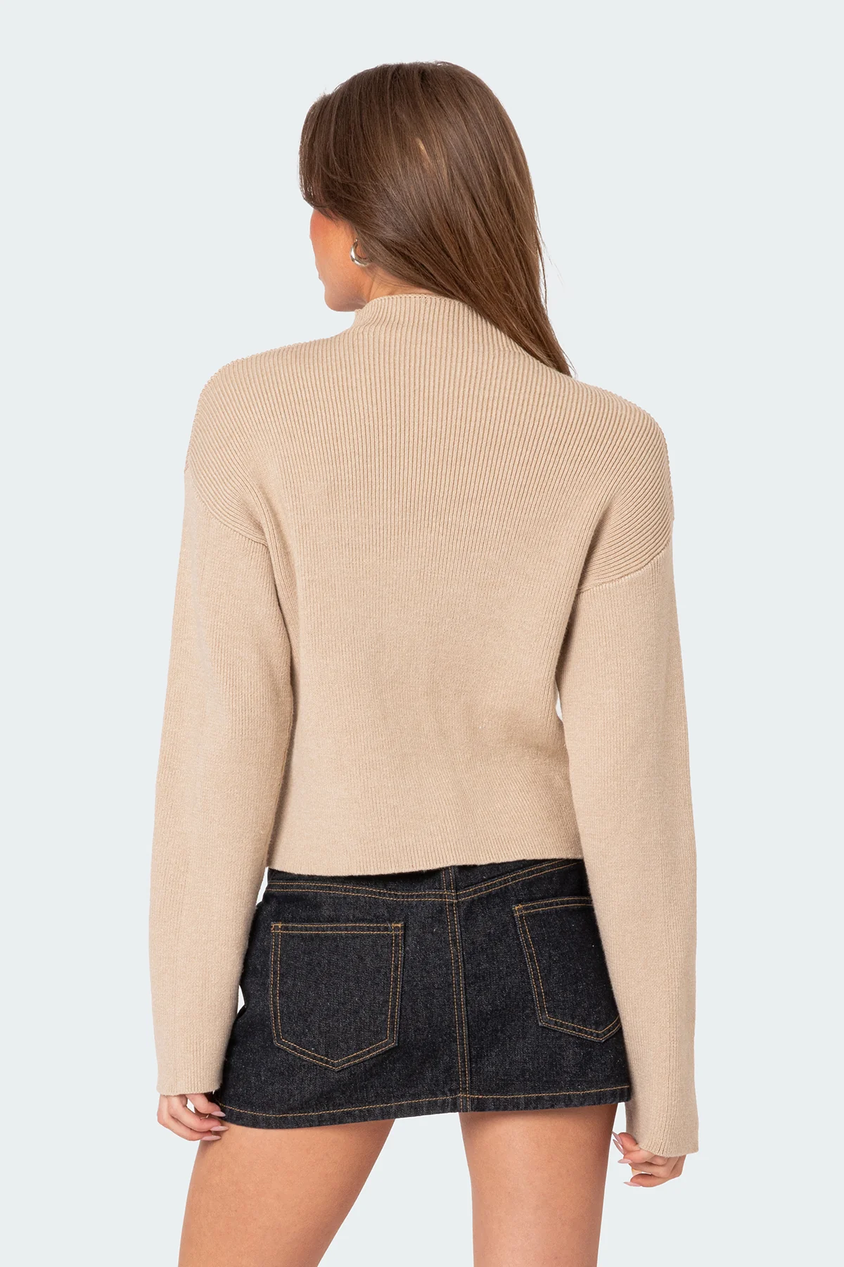 Kimberly Mock Neck Sweater - Image 4