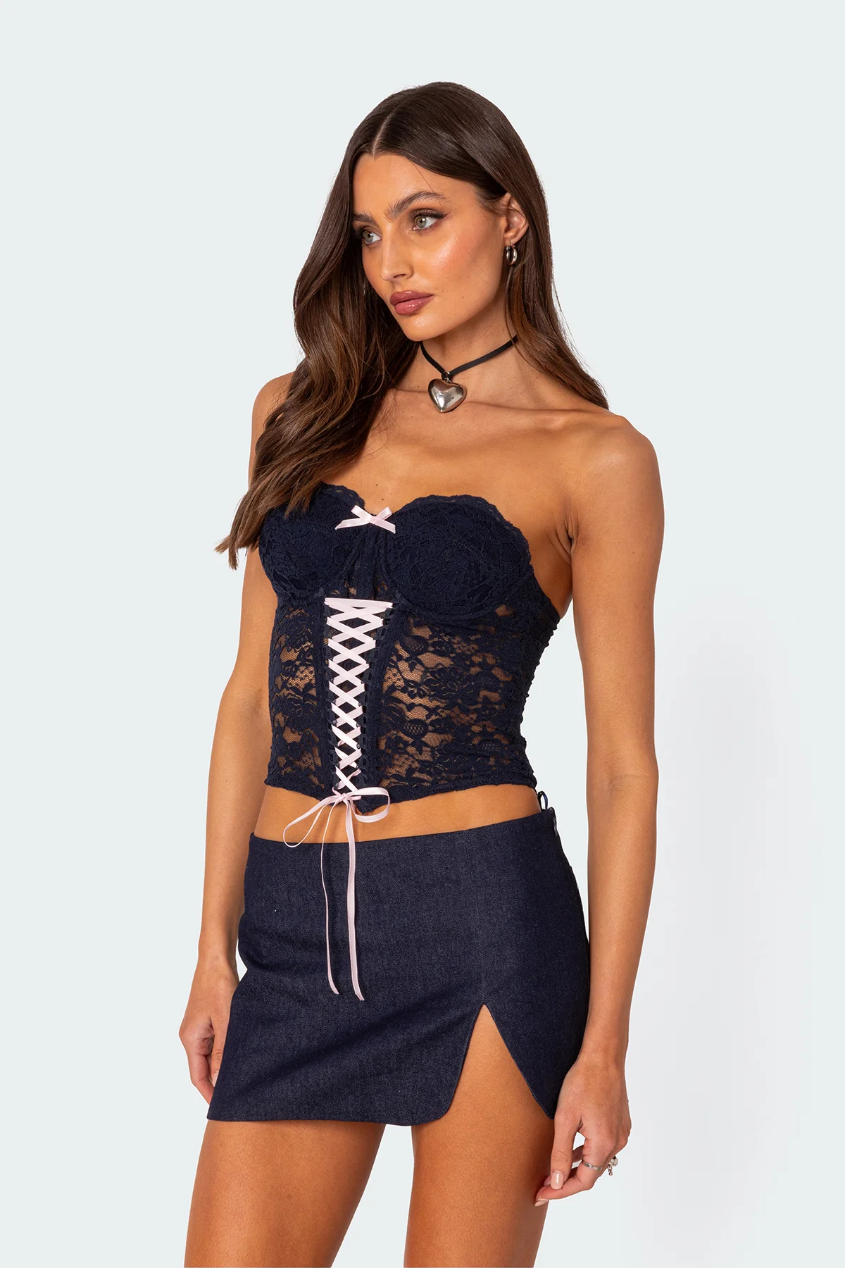 Cinch Sheer Lace Corset - Image 3
