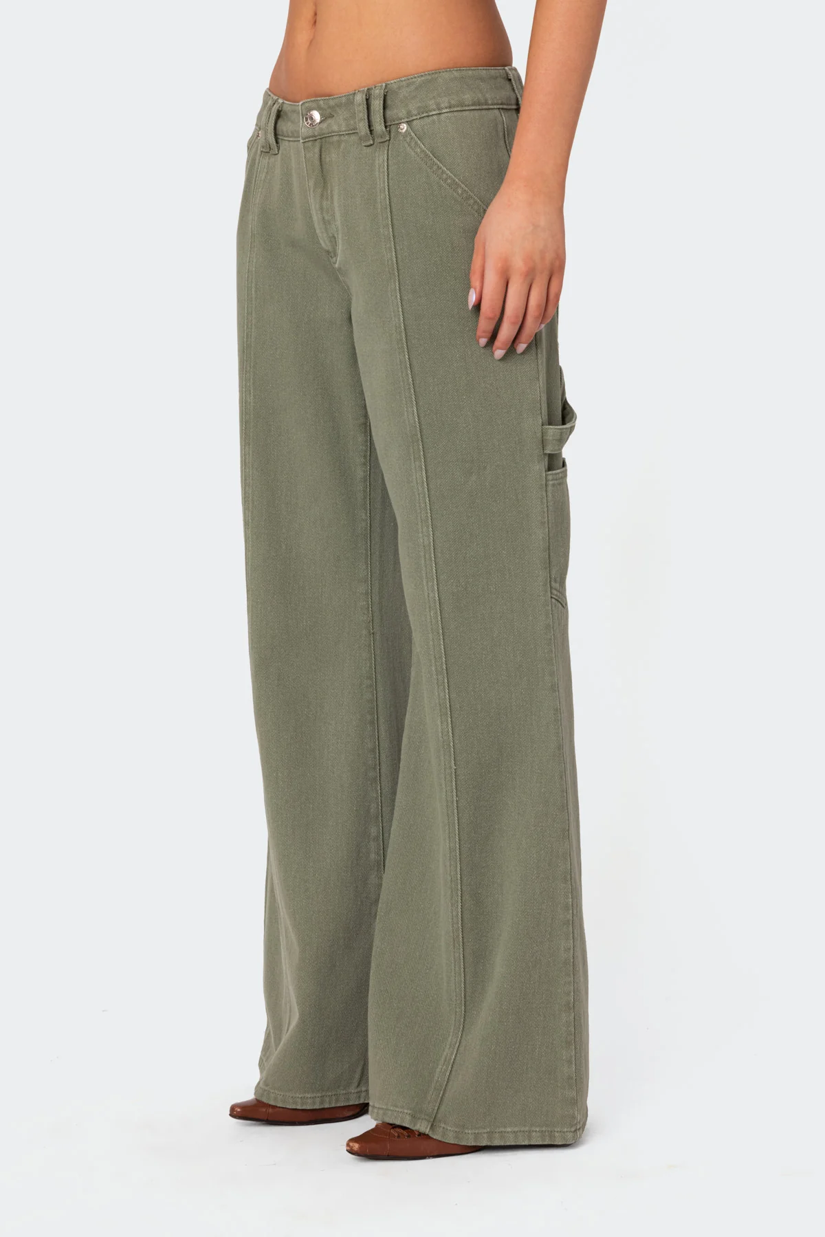 Lottie Low Rise Washed Carpenter Jeans - Image 4