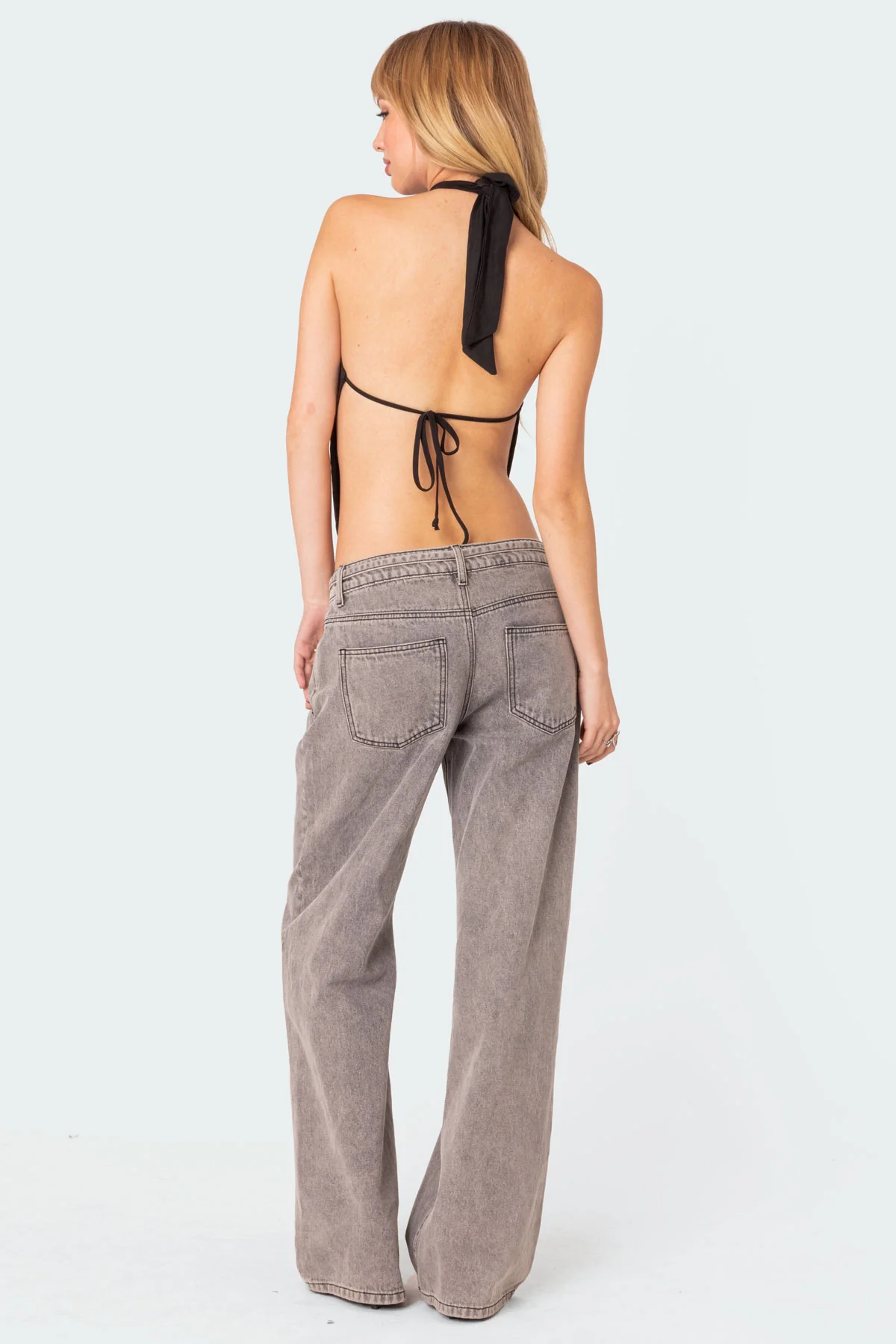 Clara Open Back Halter Top - Image 2