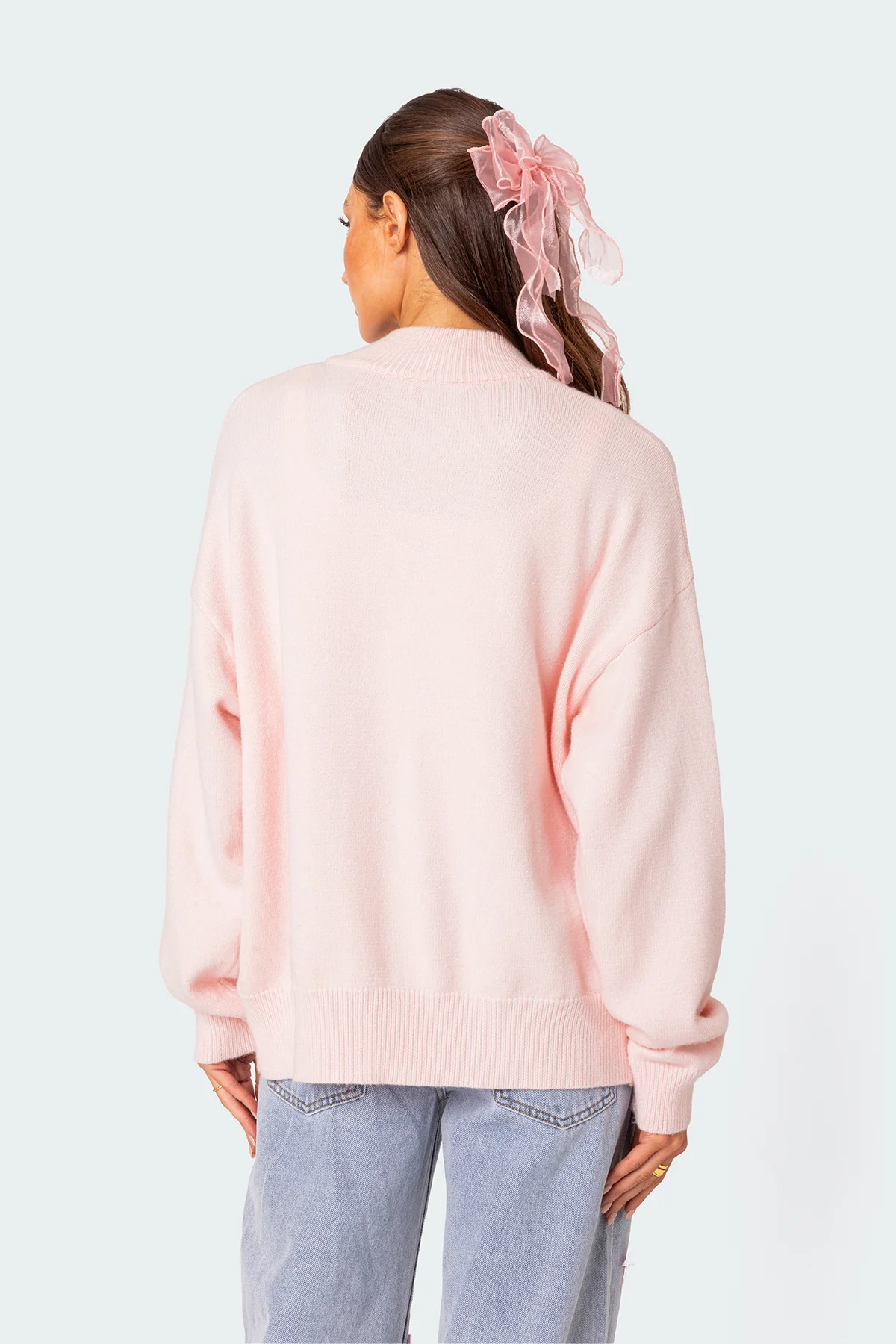 Montie Oversized Double Zip Cardigan - Image 4
