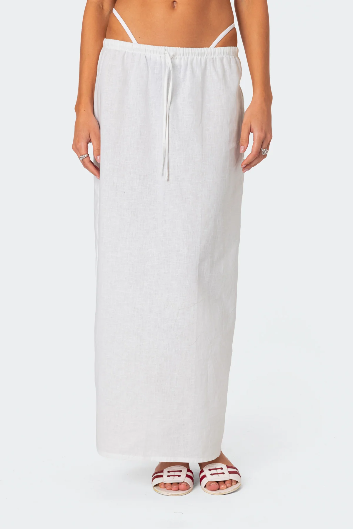 Rayla Linen Look Maxi Skirt - Image 2
