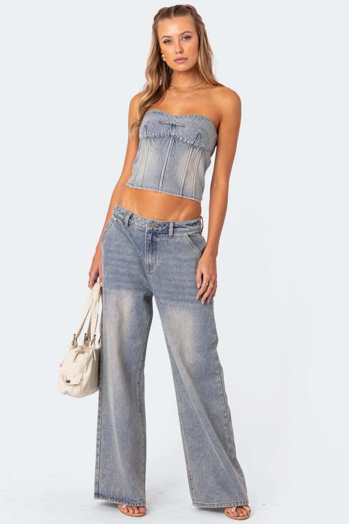 Myla Washed Low Rise Baggy Jeans - Image 5