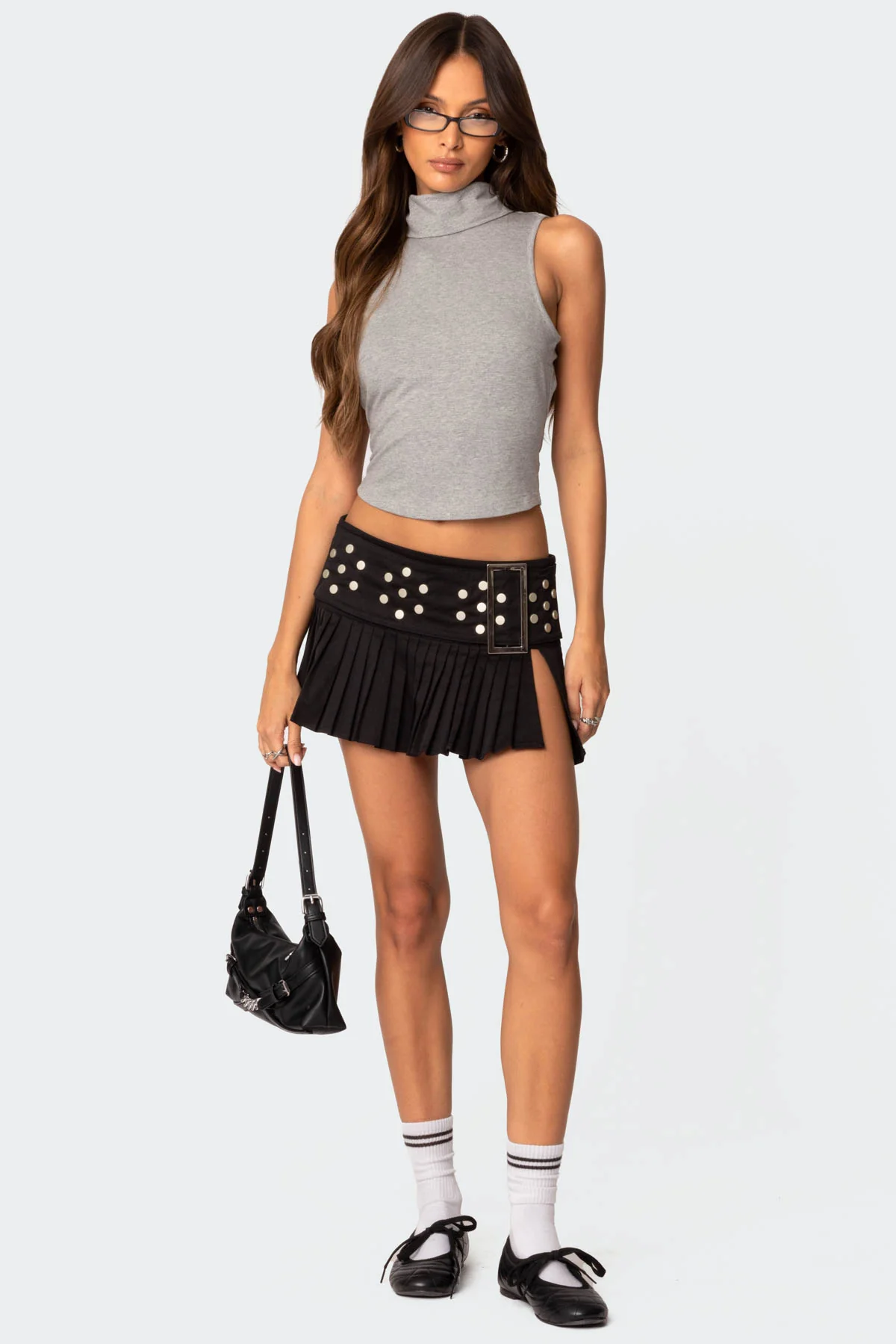 Mock Neck Open Back Top - Image 4