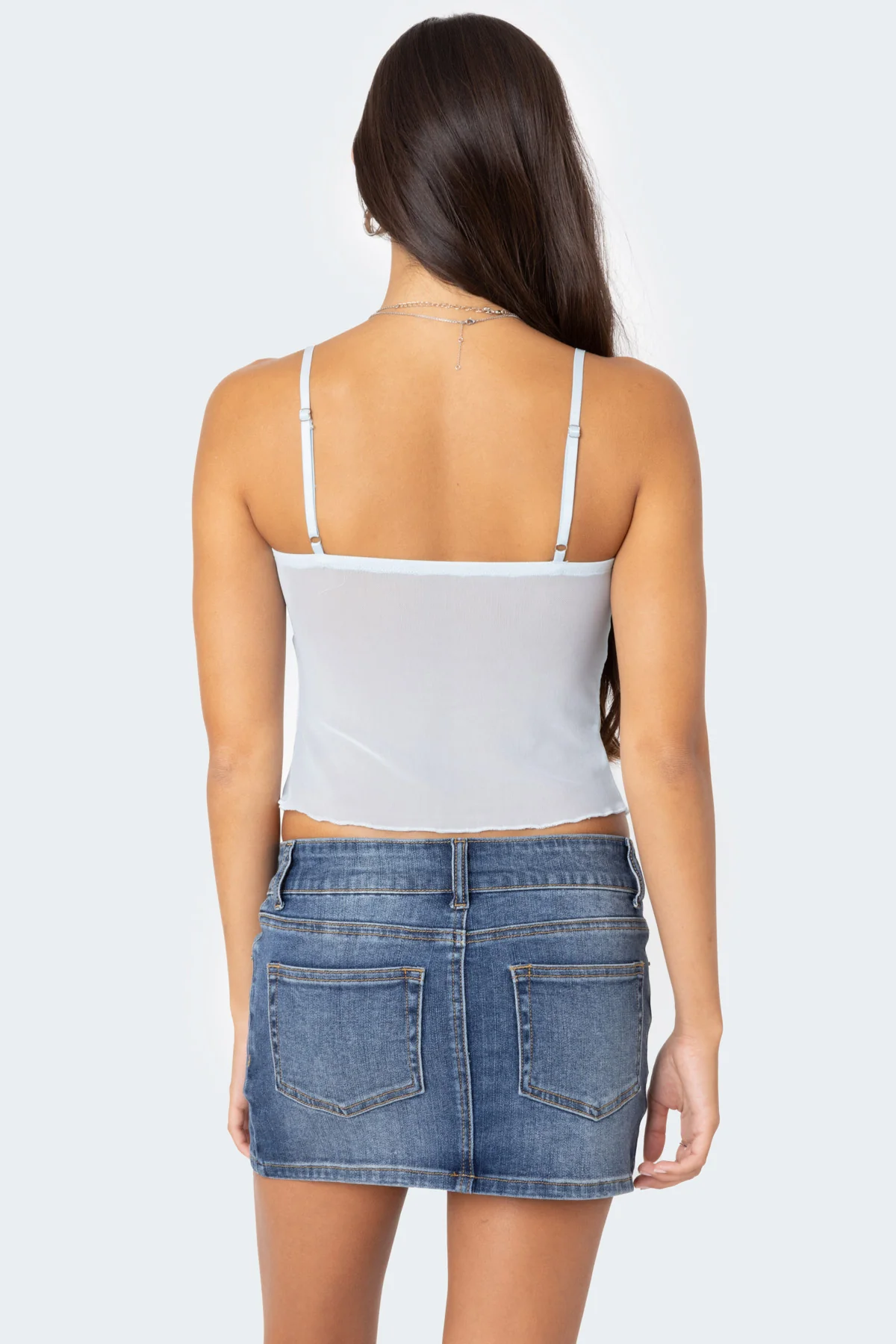 Serafina Sheer Mesh Tank Top - Image 4