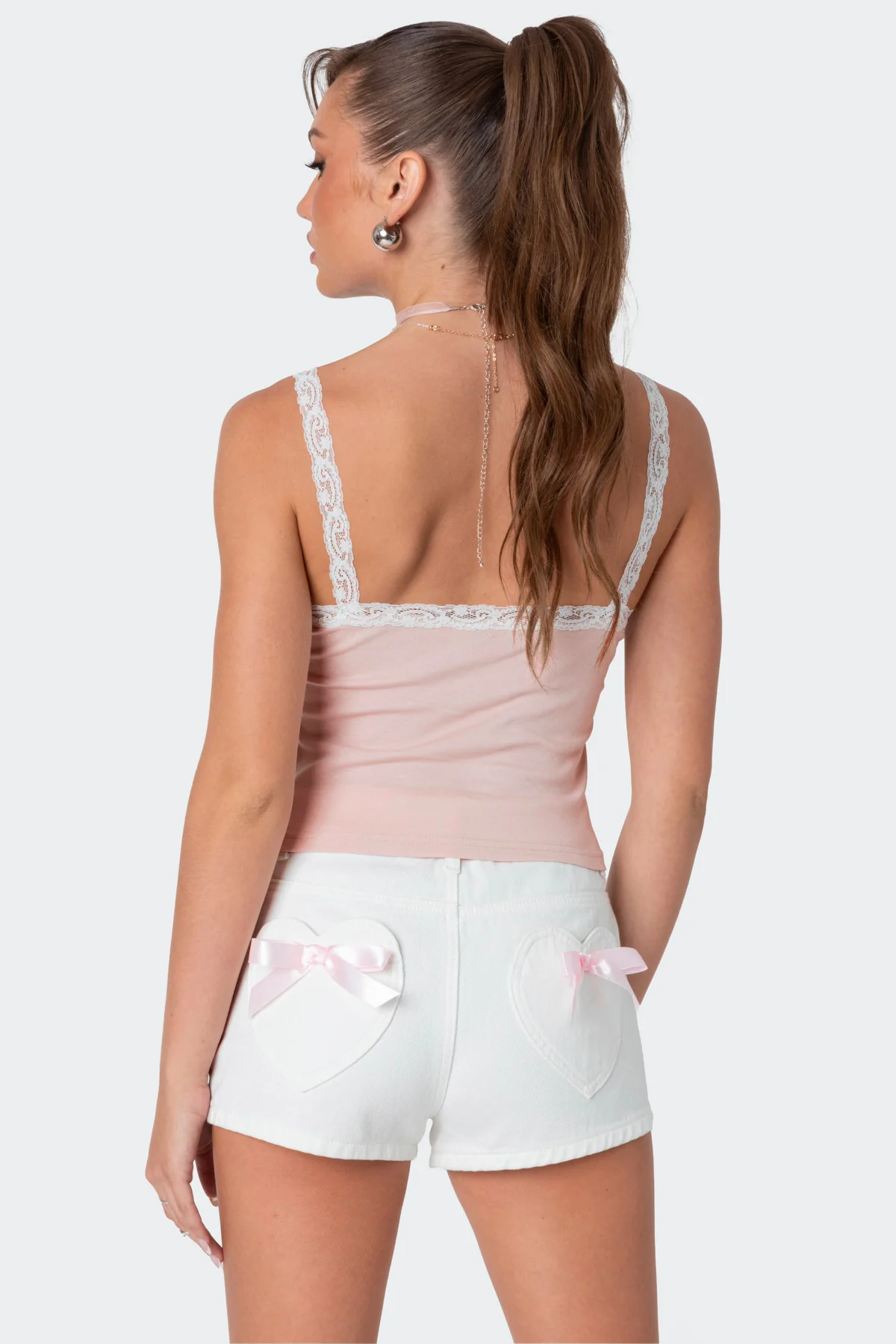 Amilia Lace Trim Tank Top - Image 5