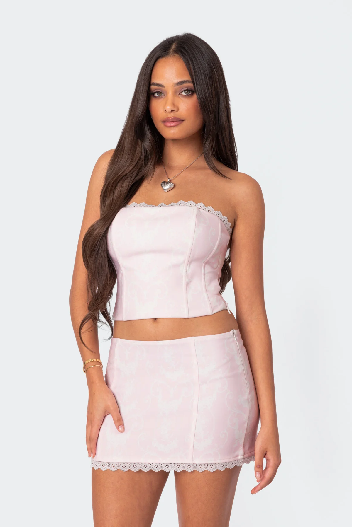 Silvie Printed Lace Up Corset - Image 3