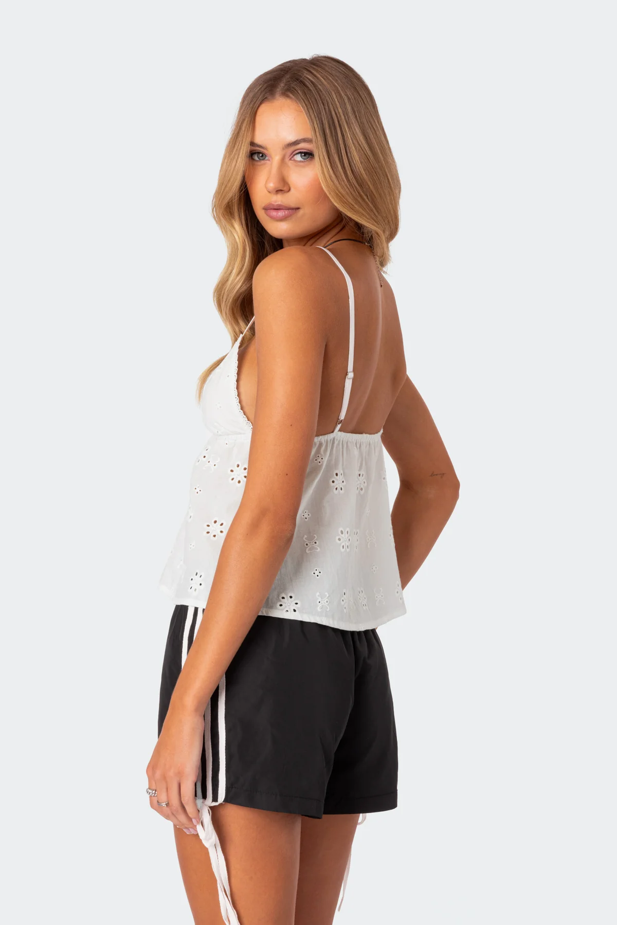 Emilie Eyelet Tank Top - Image 5