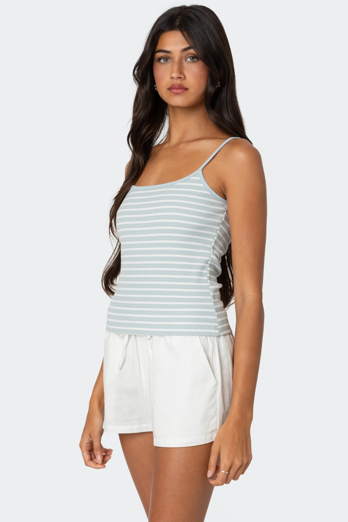 Gretta Striped Ribbed Tank Top - Image 3