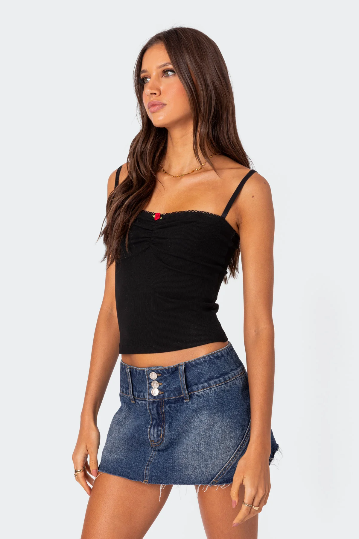 Karlee Ribbed Tank Top - Image 4