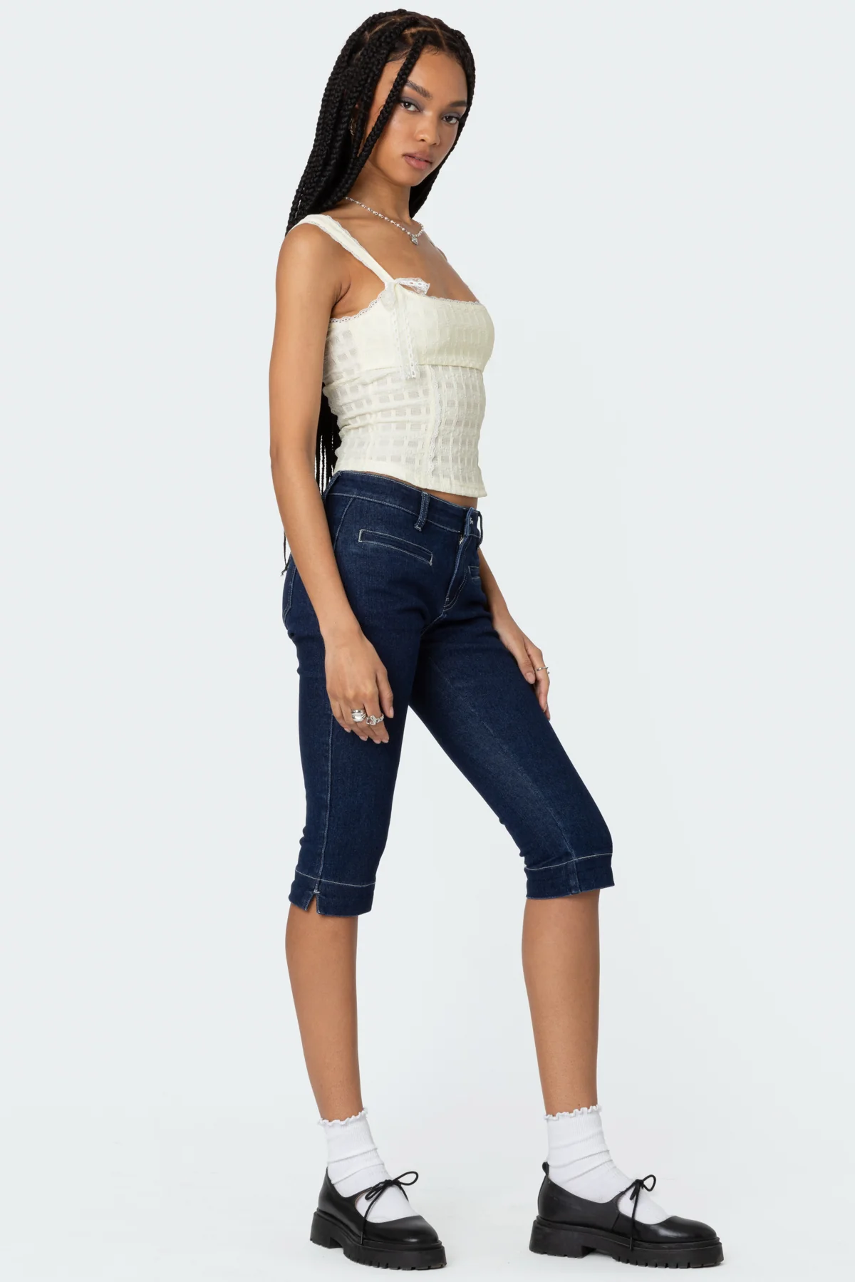 Textured Bustier Top - Image 4