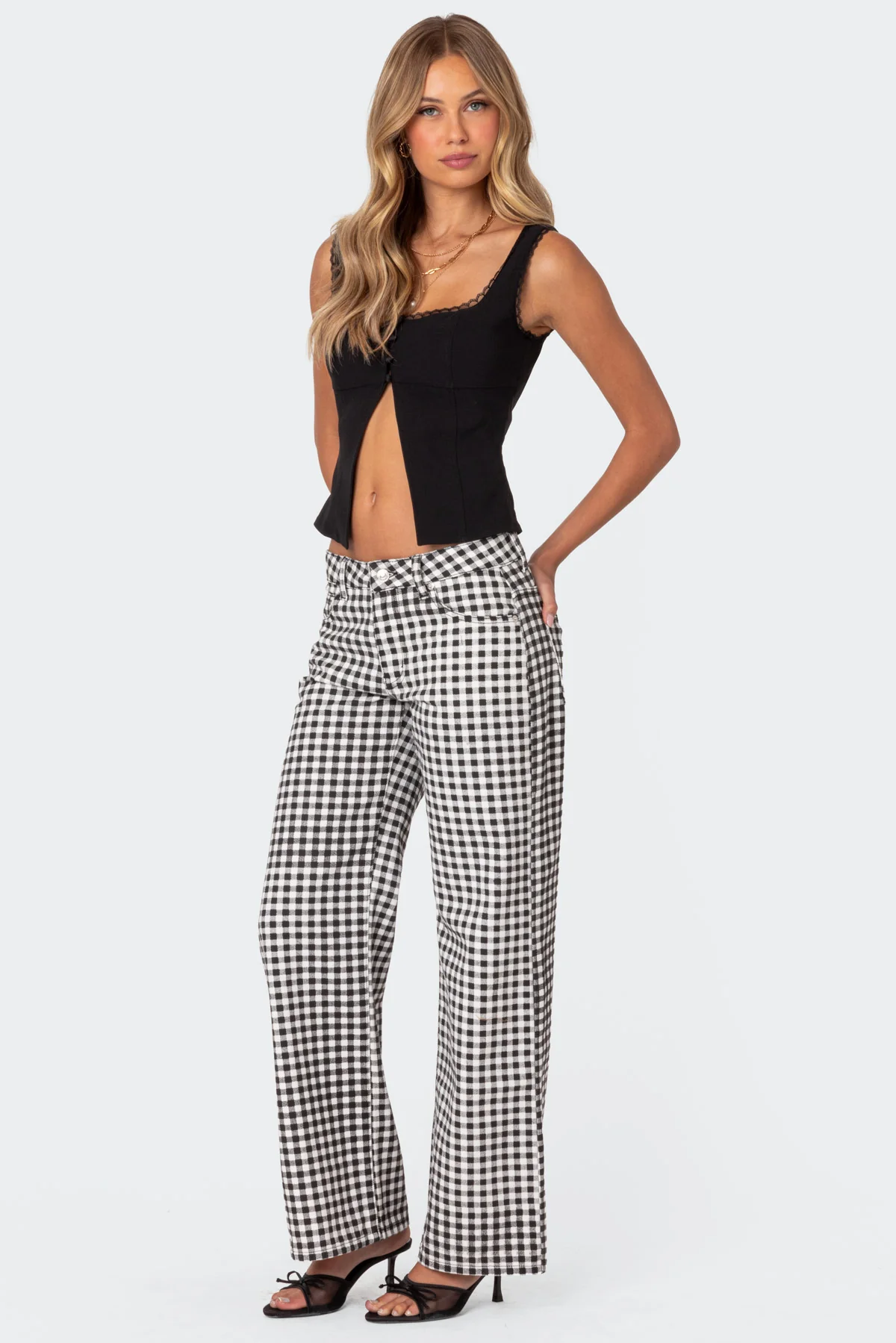 Odette Split Front Tailored Top - Image 3