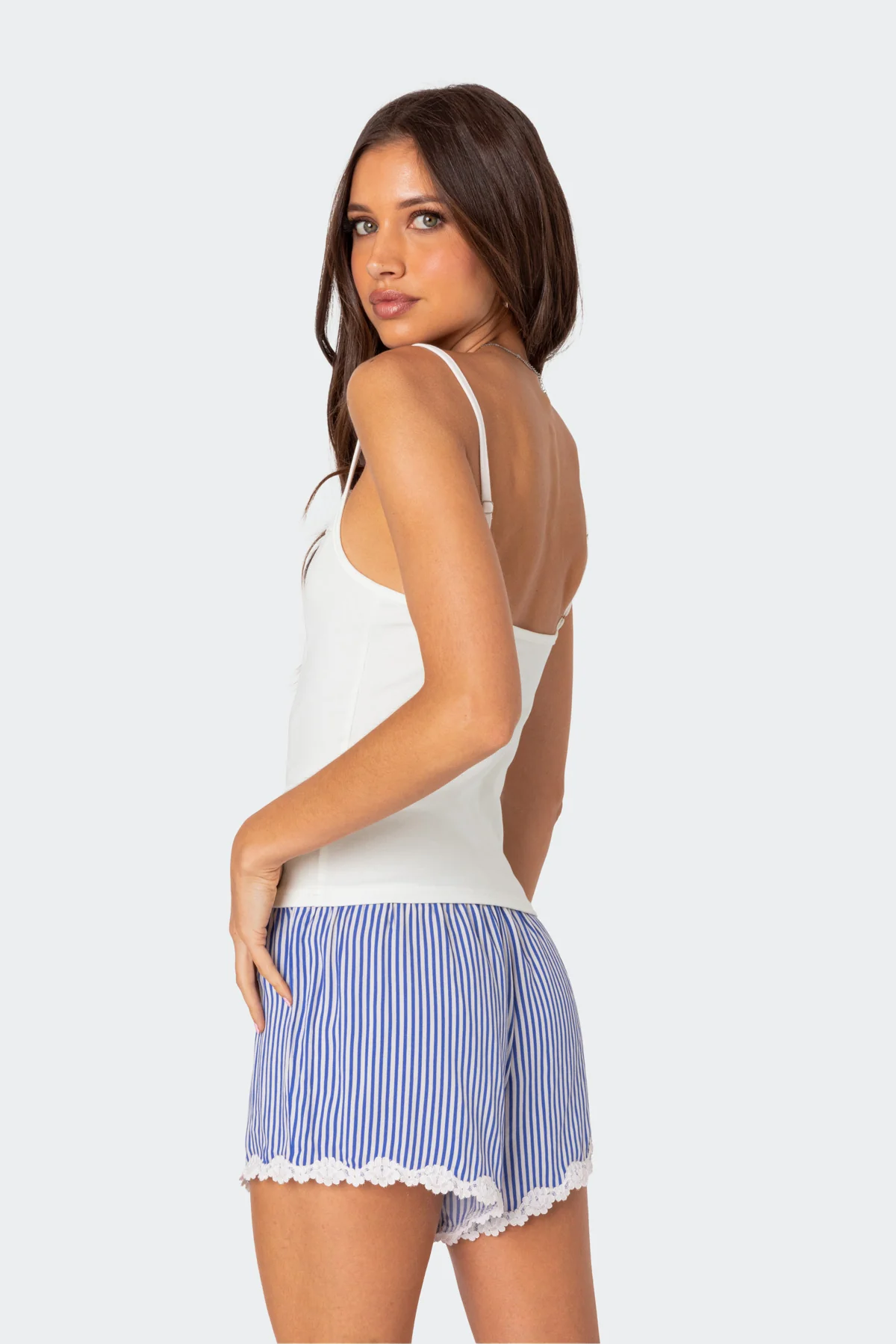 Gretchen Lace Trim Tank Top - Image 5