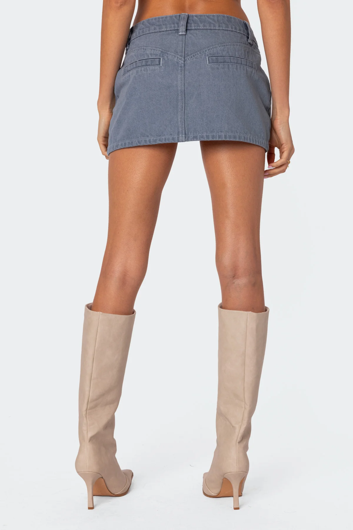 Louisa Denim Mini Skirt - Image 5