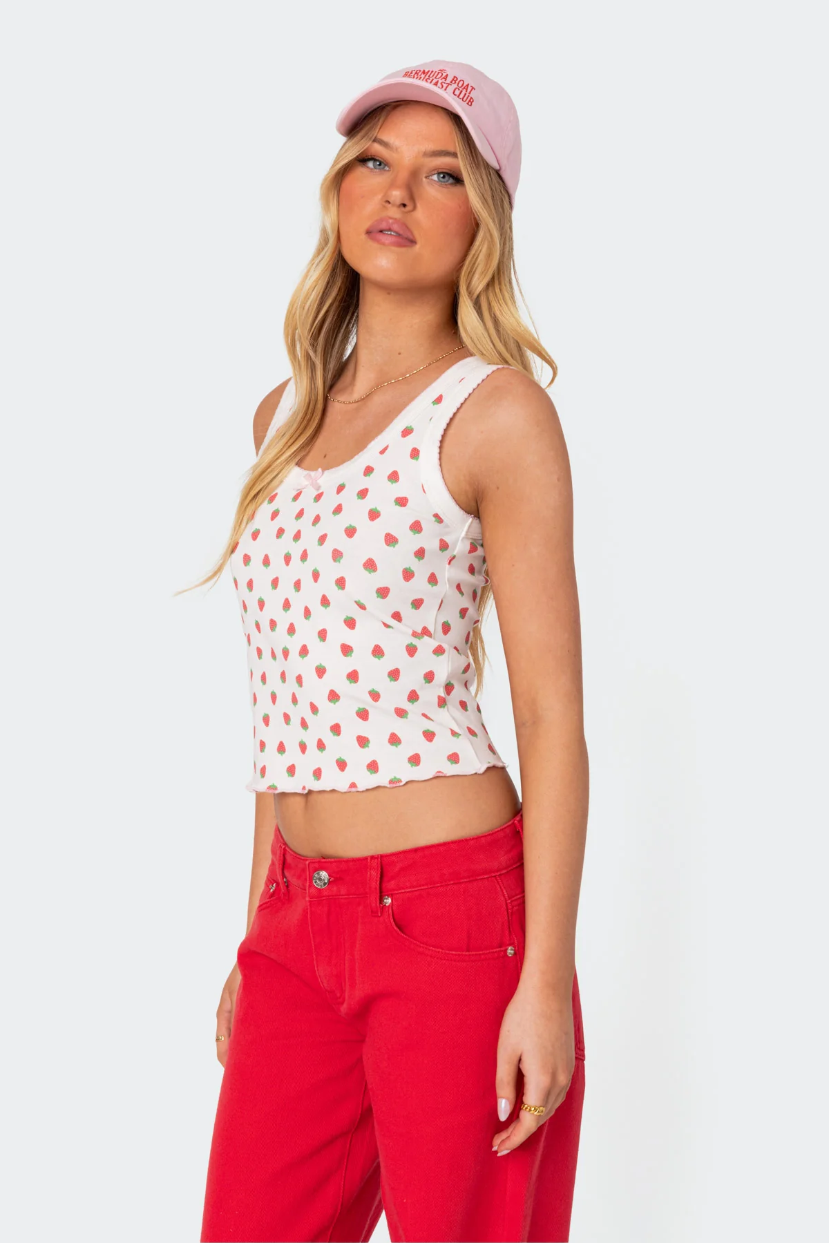 Berry Cool Printed Tank Top - Image 3